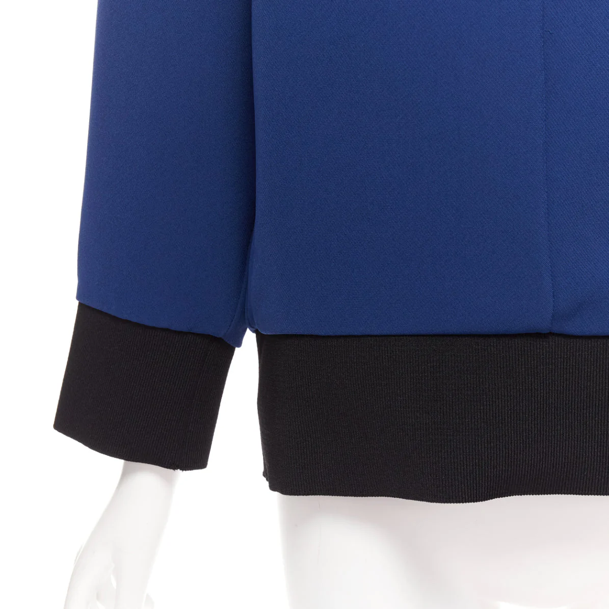 Women's Marni V neck crast ribbing long sleeve boxy on top - Image 8
