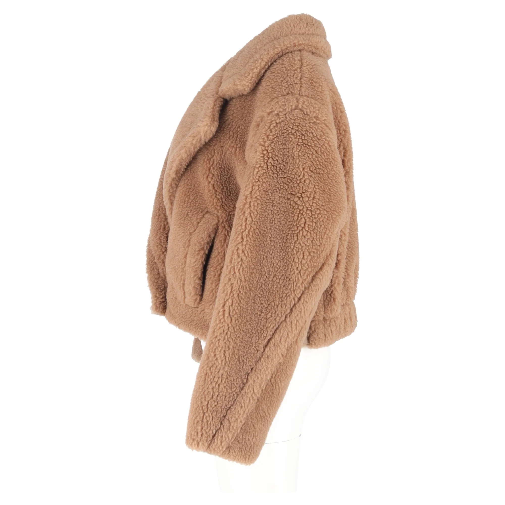 Women's Max Mara Gardone Fur Jacket in Brown Camel Hair - Image 5