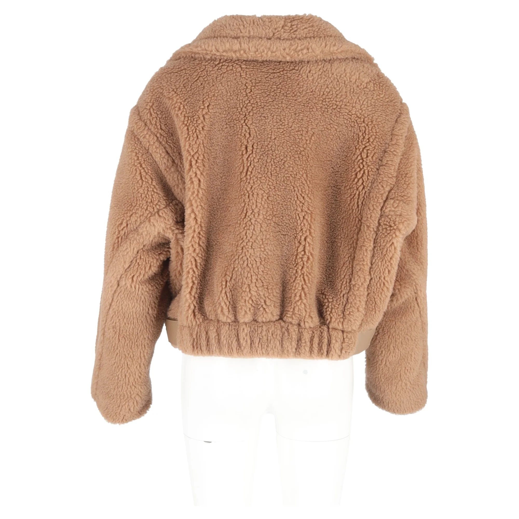 Women's Max Mara Gardone Fur Jacket in Brown Camel Hair - Image 6