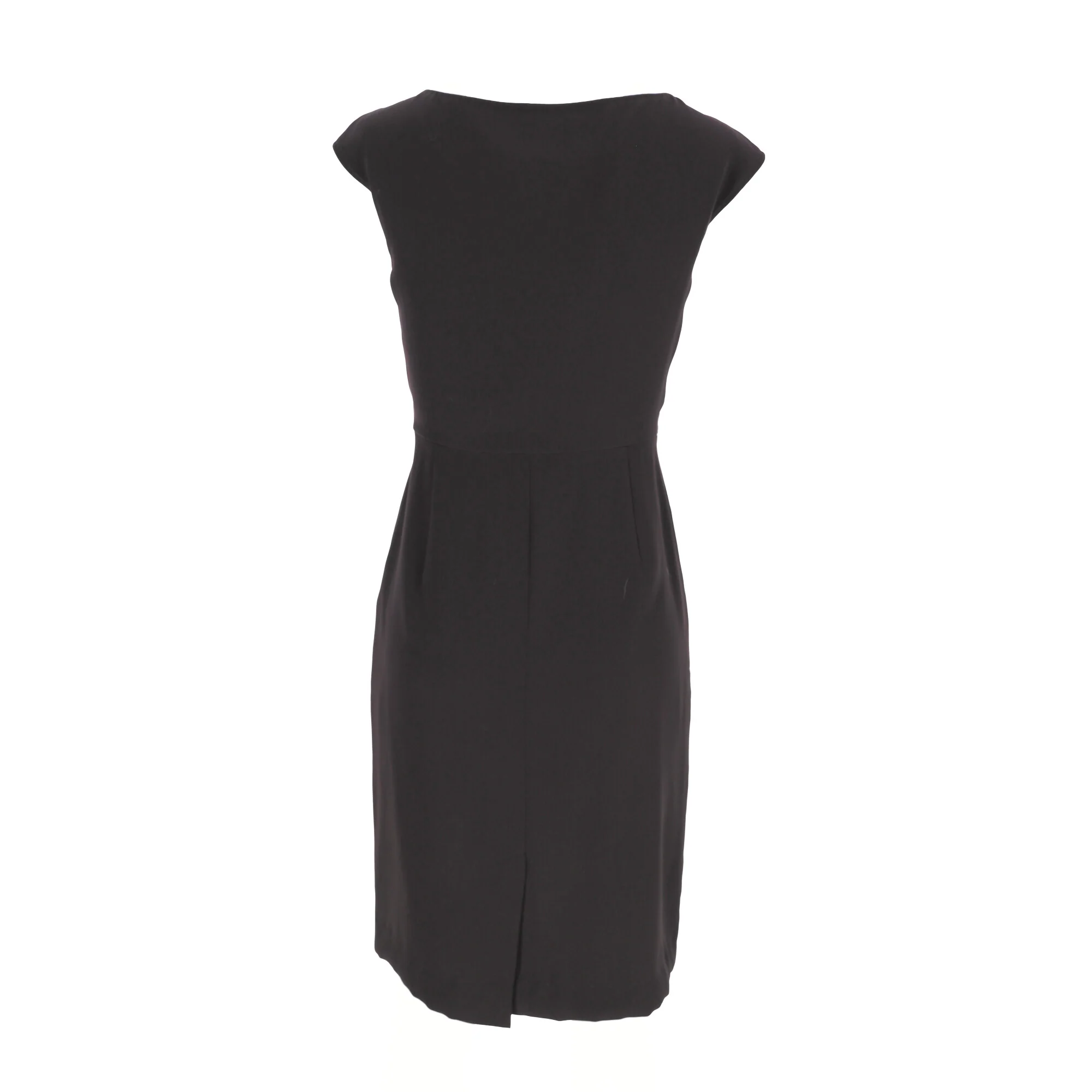 Women's Max Mara Pleat-Accent Midi Dress in Brown Triacetate - Image 7