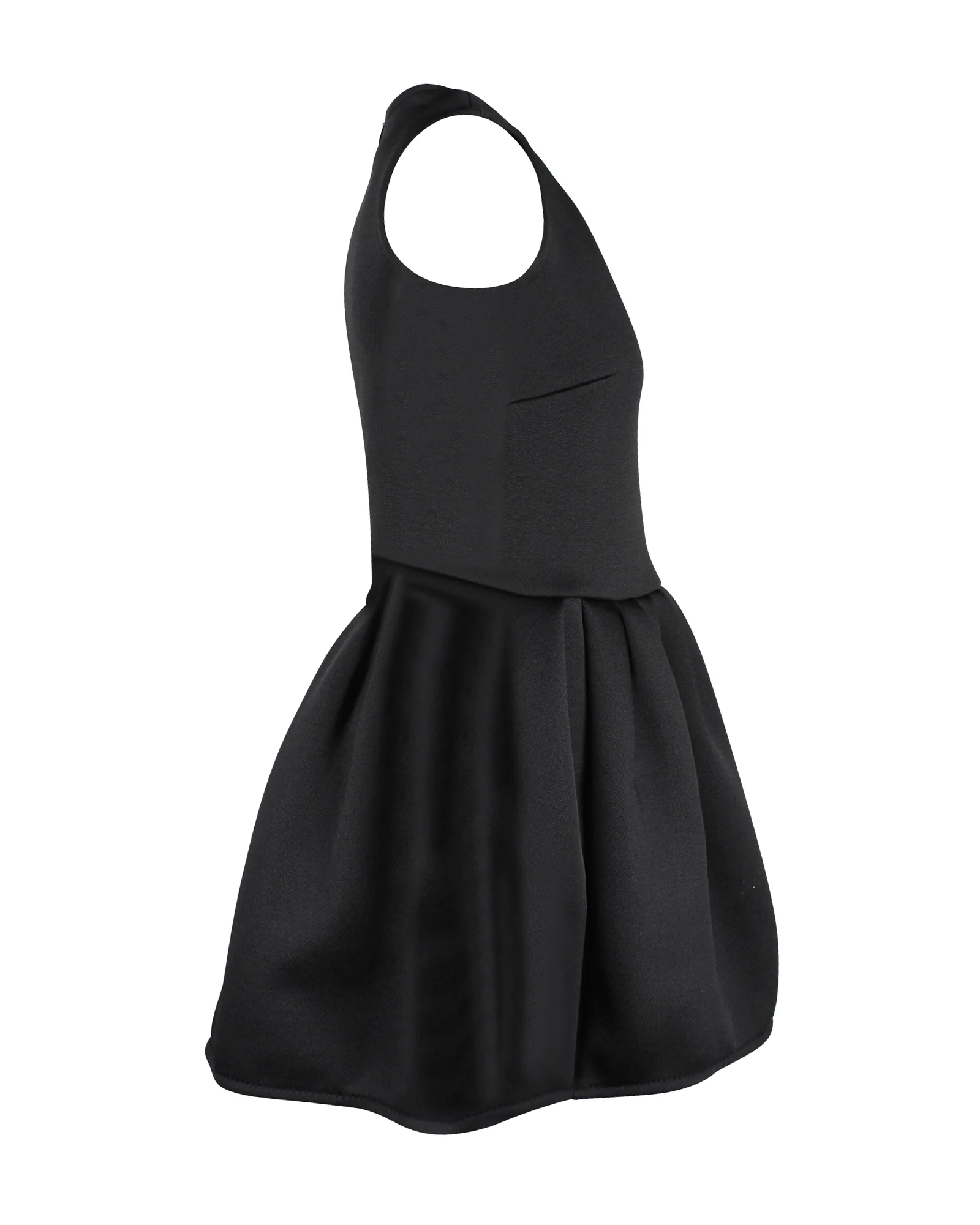 Women's Max Mara Shock Jersey Mini Dress in Black Polyester - Image 5