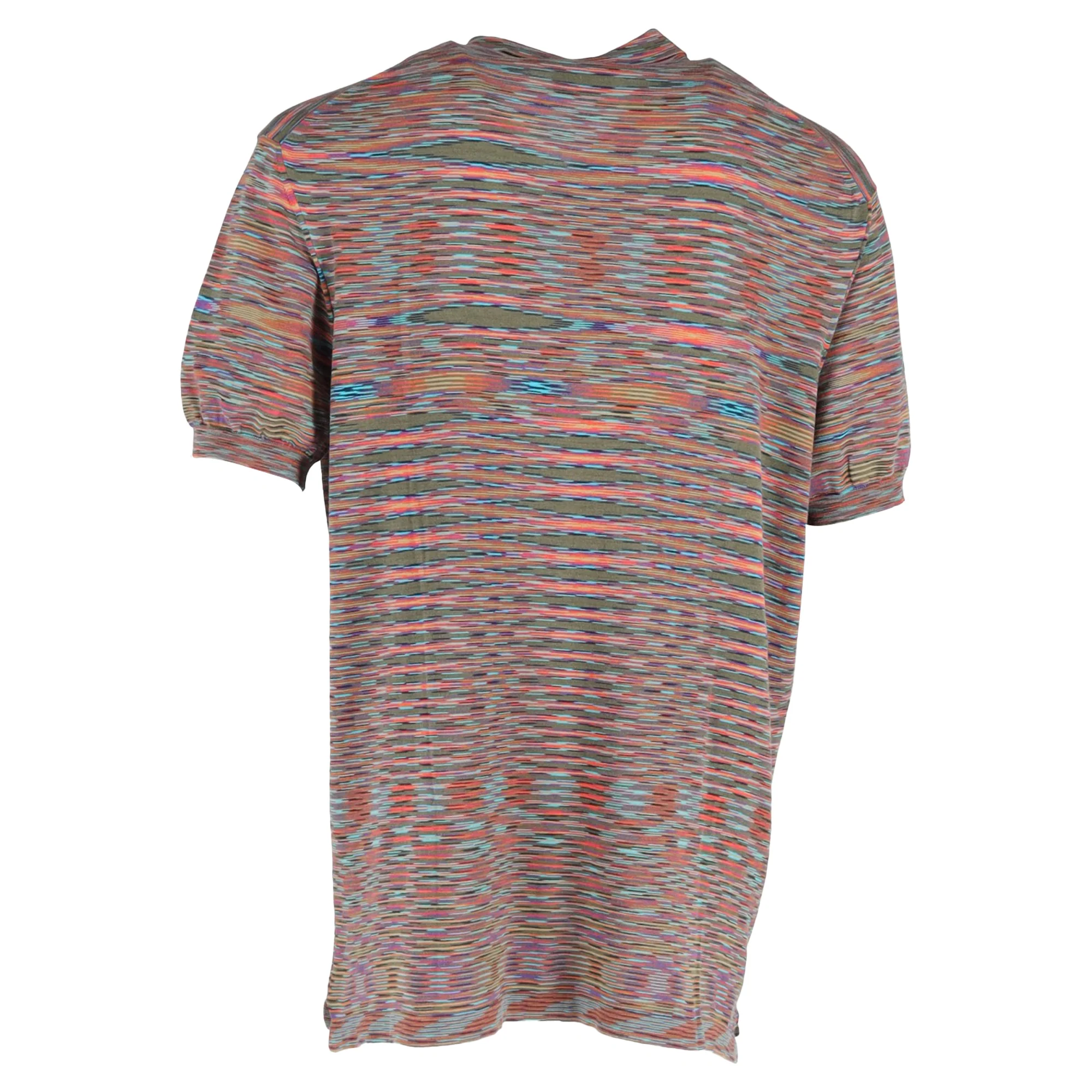 Men's Missoni Polo Shirt in Multicolor Cotton - Image 3