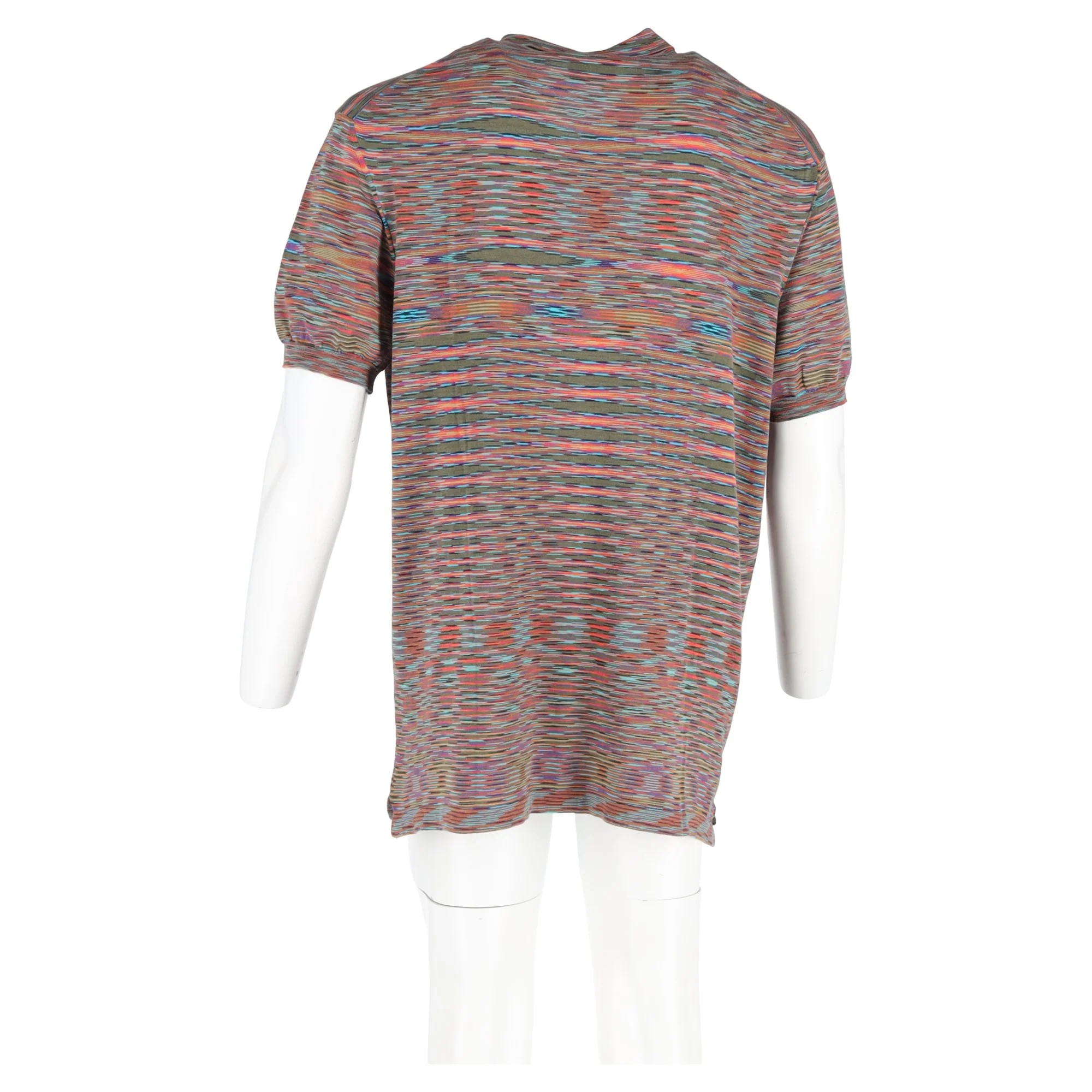 Men's Missoni Polo Shirt in Multicolor Cotton - Image 6
