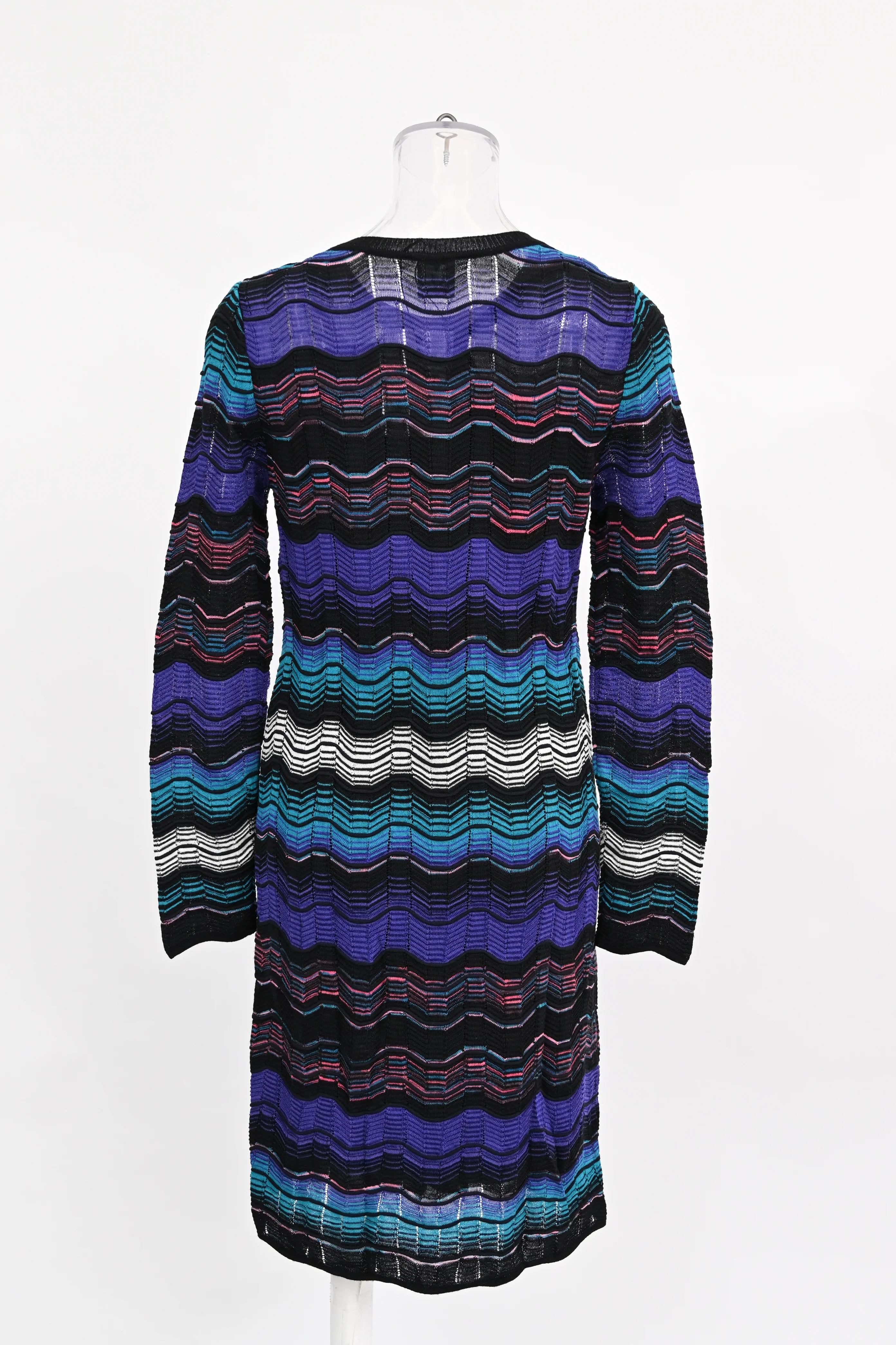 Women's M Missoni Chevron Midi Dress in Multicolor Cotton - Image 8