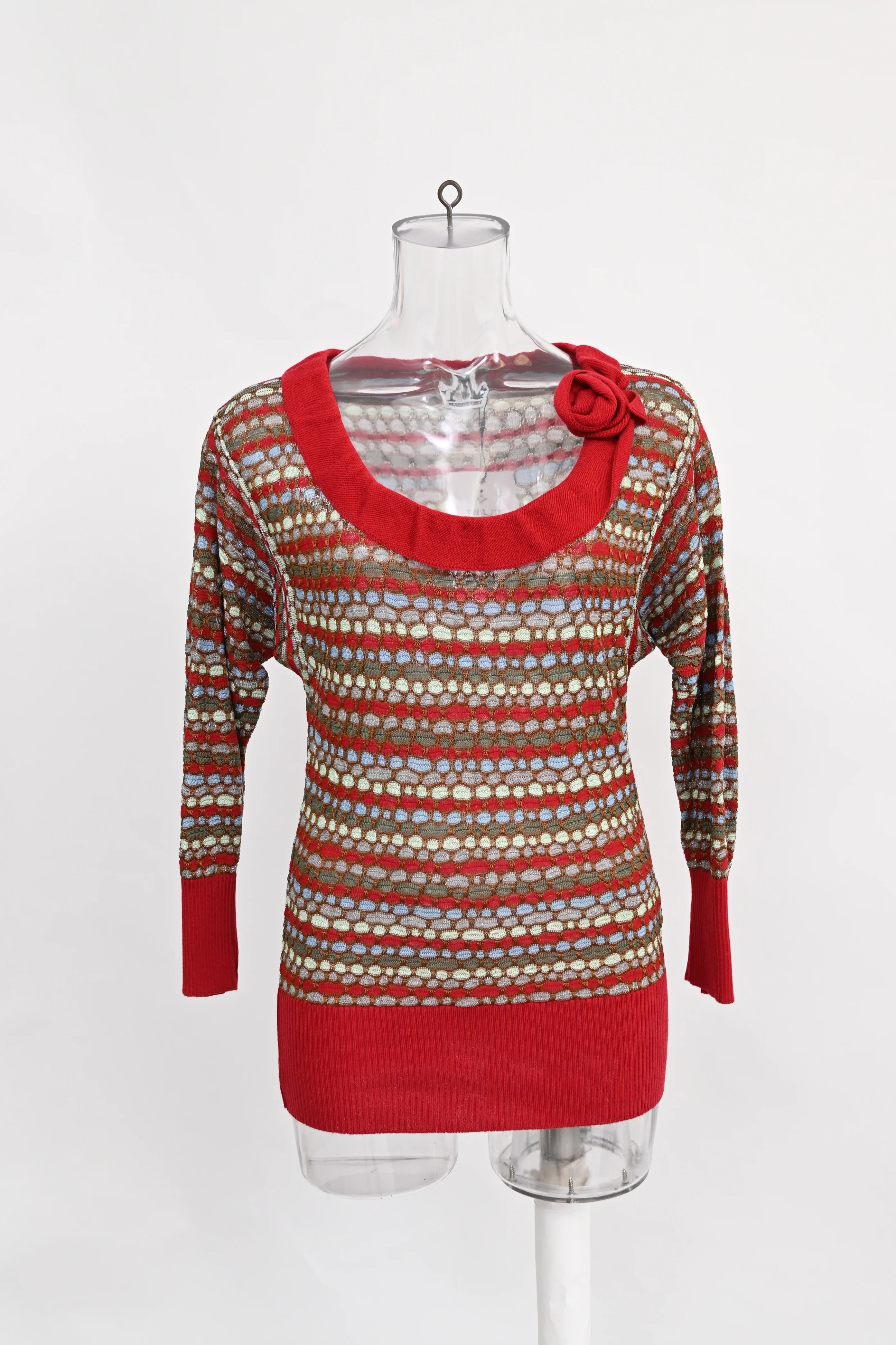 Women's M Missoni Knit Sleeveless Top in Multicolor Cotton - Image 6