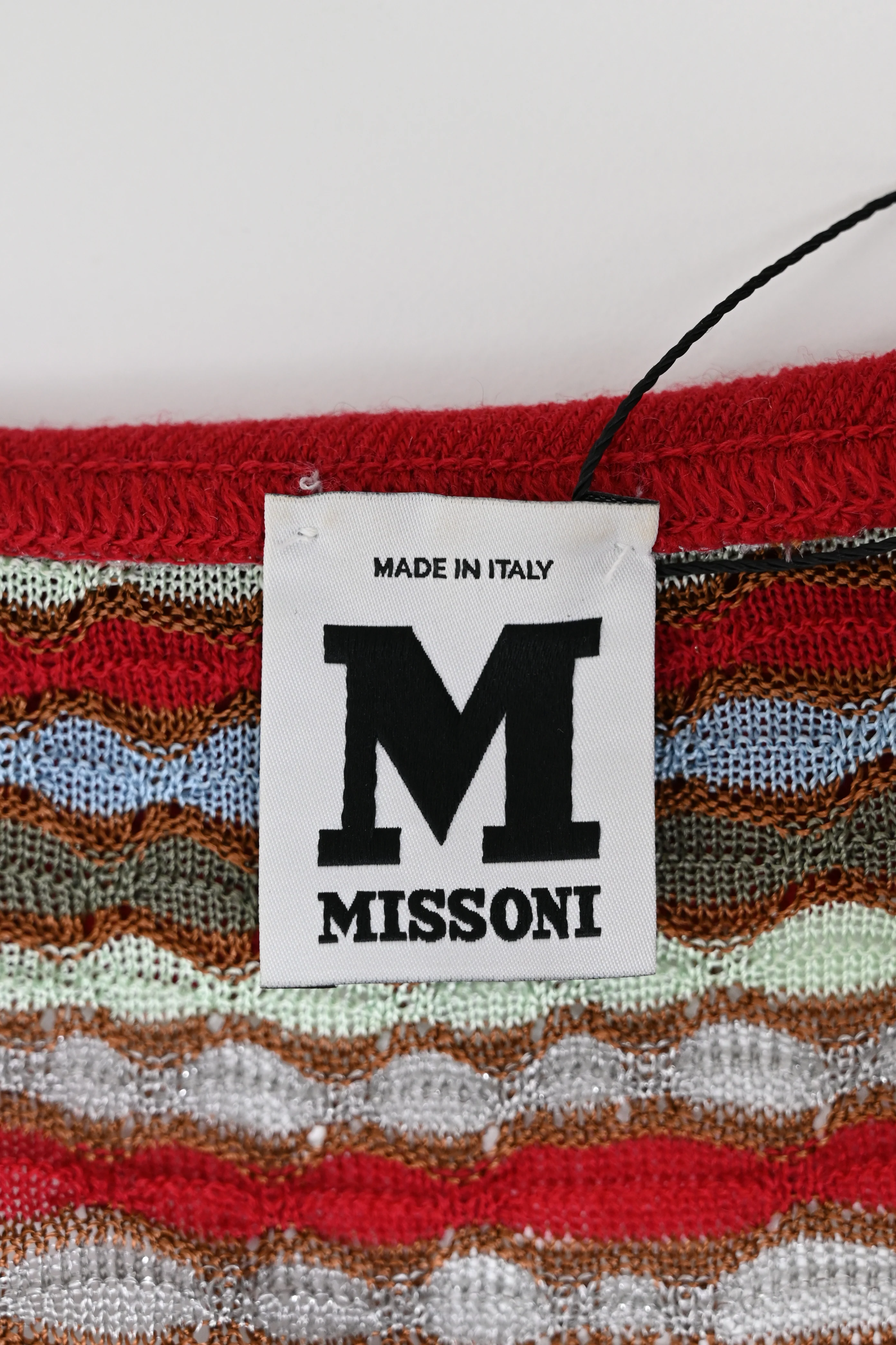 Women's M Missoni Knit Sleeveless Top in Multicolor Cotton - Image 9