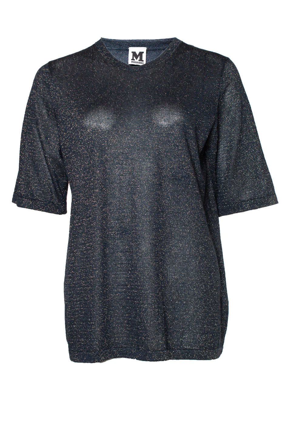 Women's M Missoni lurex top in blue
