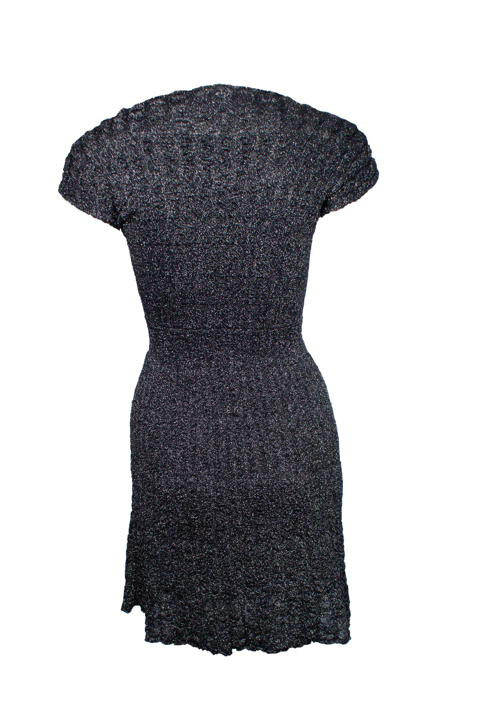 Women's M Missoni Metallic lurex stretch dress - Image 2