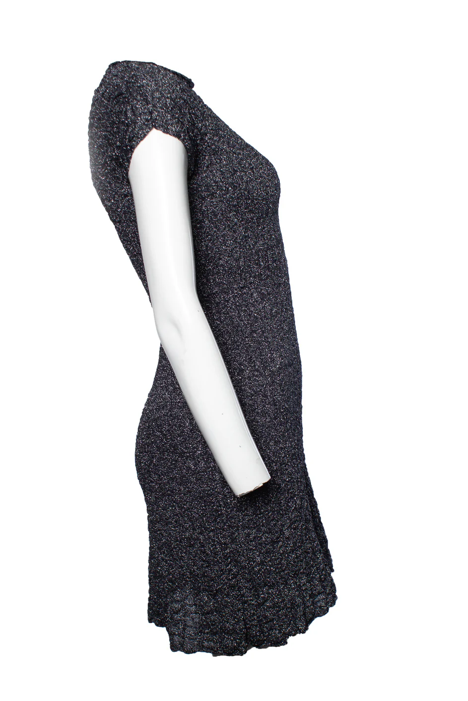 Women's M Missoni Metallic lurex stretch dress - Image 3