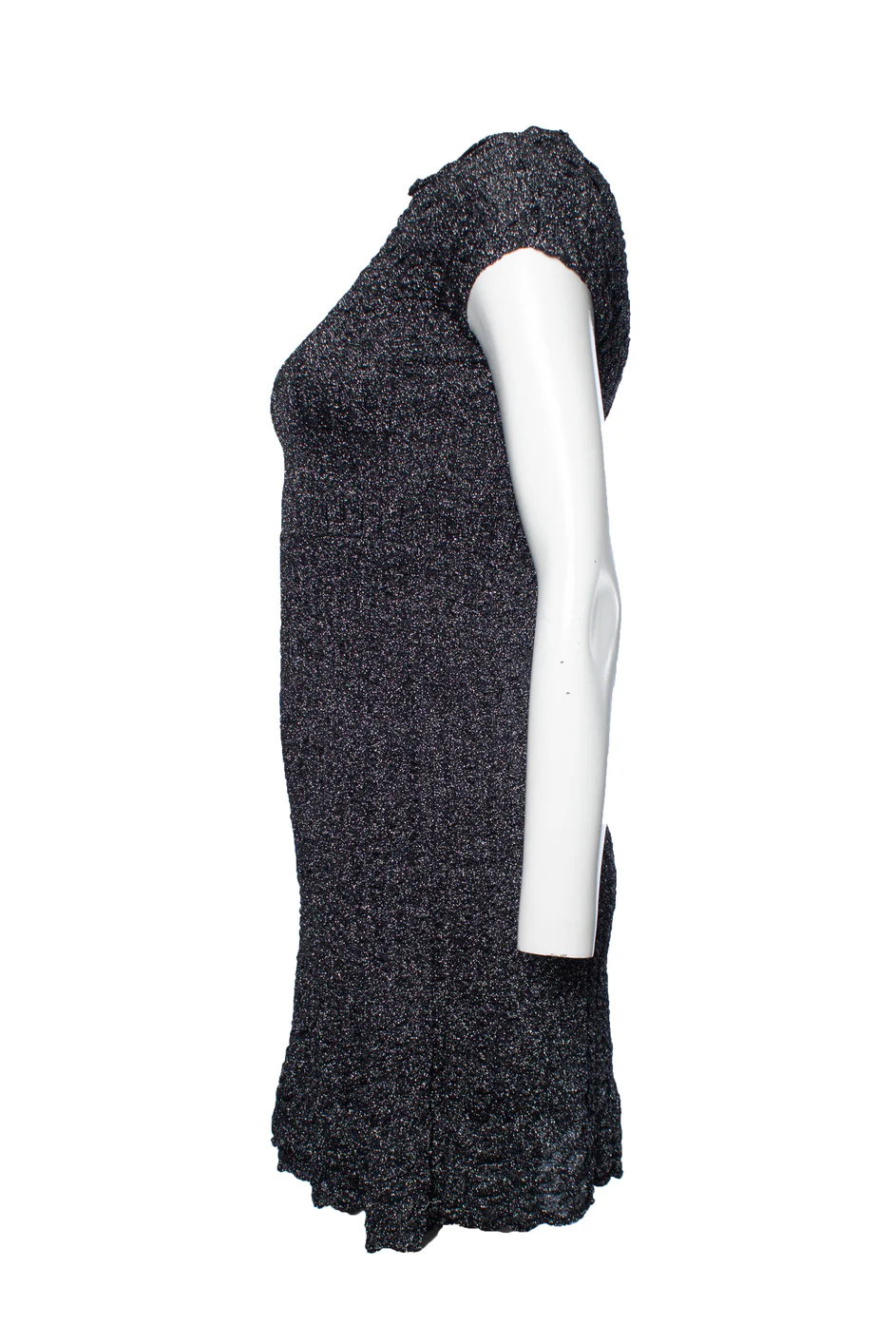 Women's M Missoni Metallic lurex stretch dress - Image 4