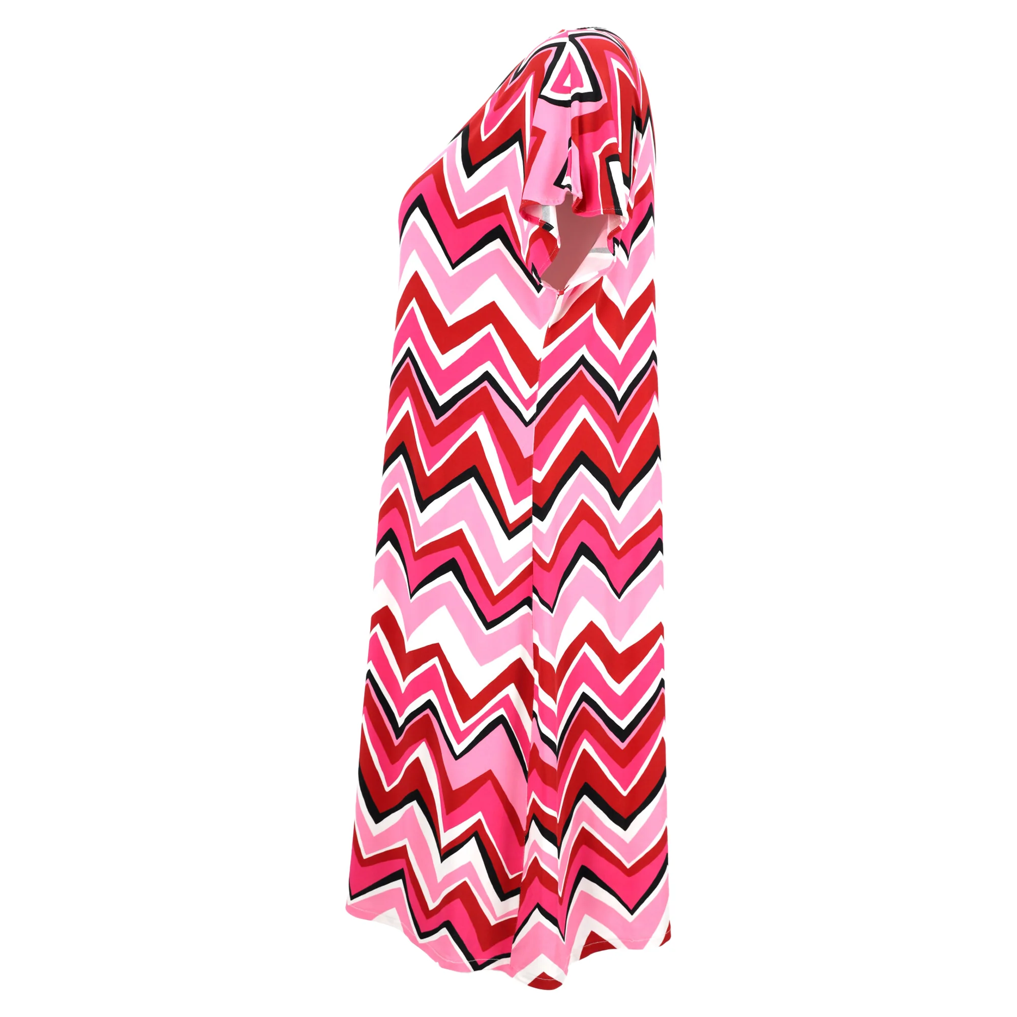 Women's M Missoni Printed Stretch-Jersey Mini Dress in Multicolor Viscose - Image 2