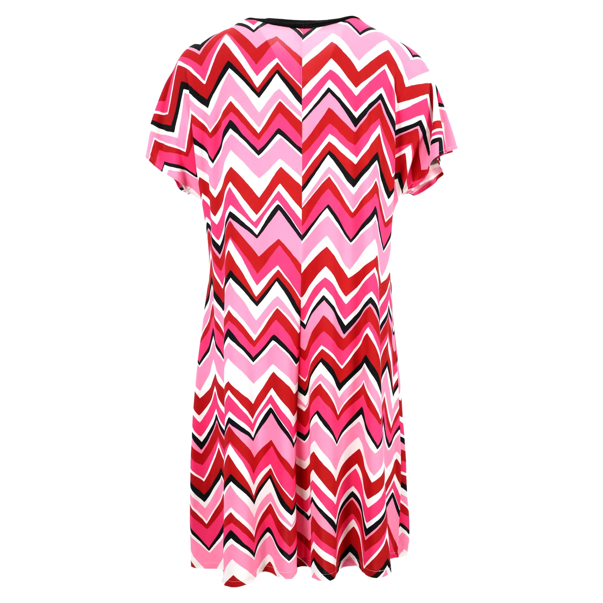 Women's M Missoni Printed Stretch-Jersey Mini Dress in Multicolor Viscose - Image 3