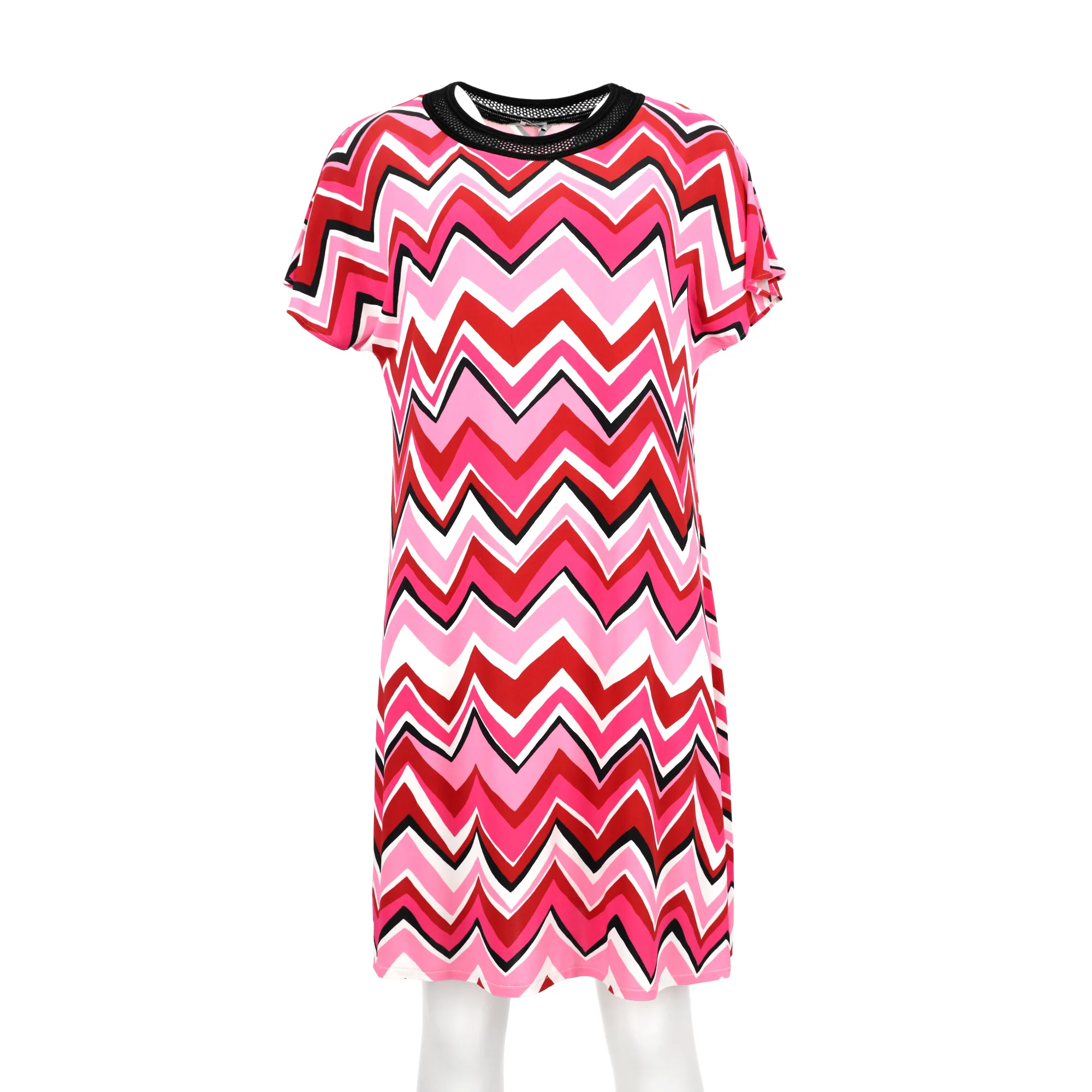 Women's M Missoni Printed Stretch-Jersey Mini Dress in Multicolor Viscose - Image 6