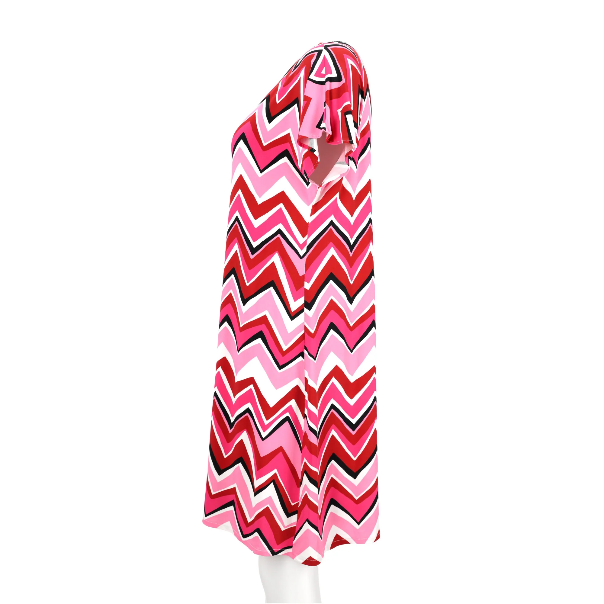 Women's M Missoni Printed Stretch-Jersey Mini Dress in Multicolor Viscose - Image 7