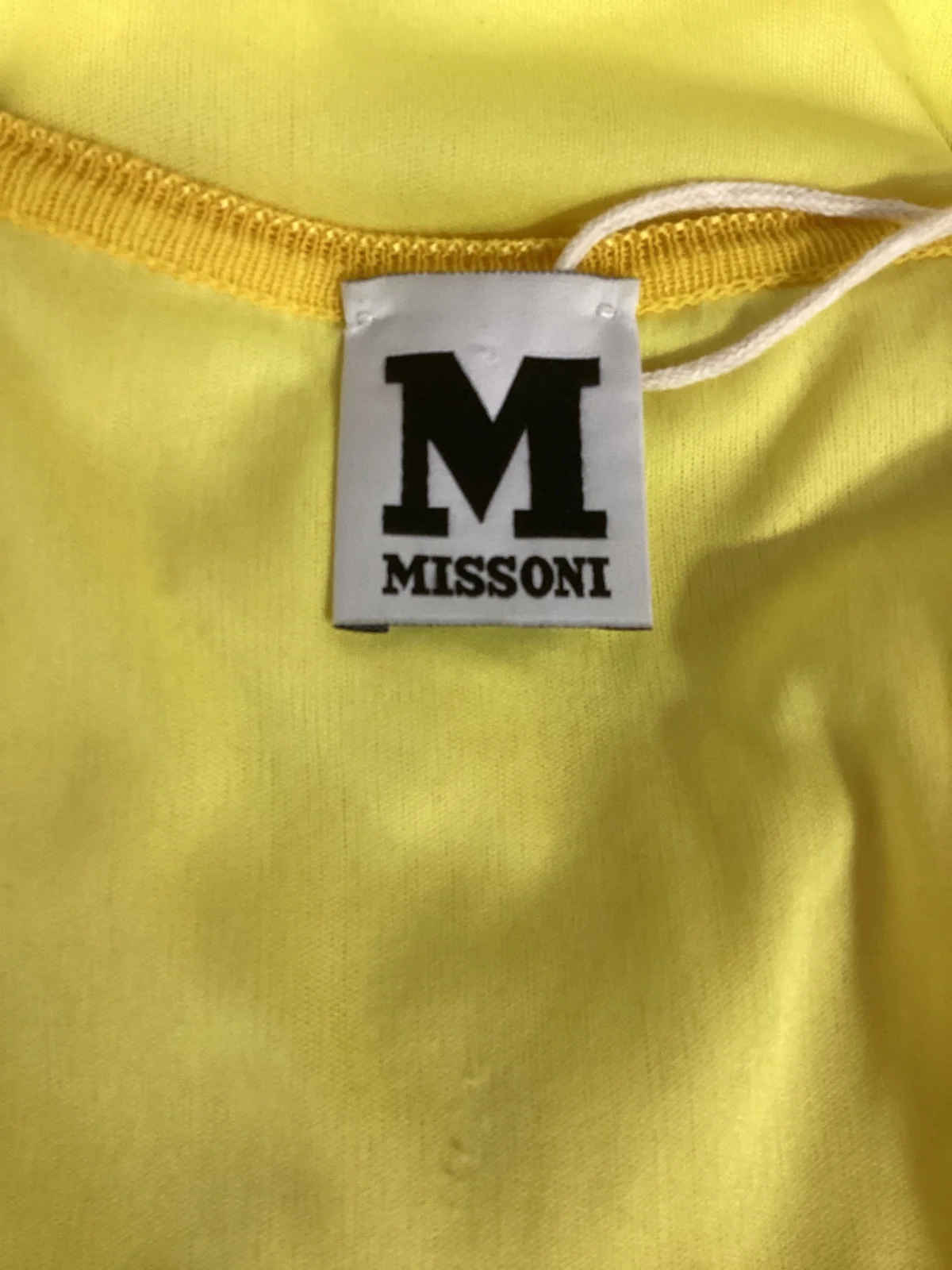 Women's M Missoni Sleeveless Dress in Yellow Polyester - Image 8