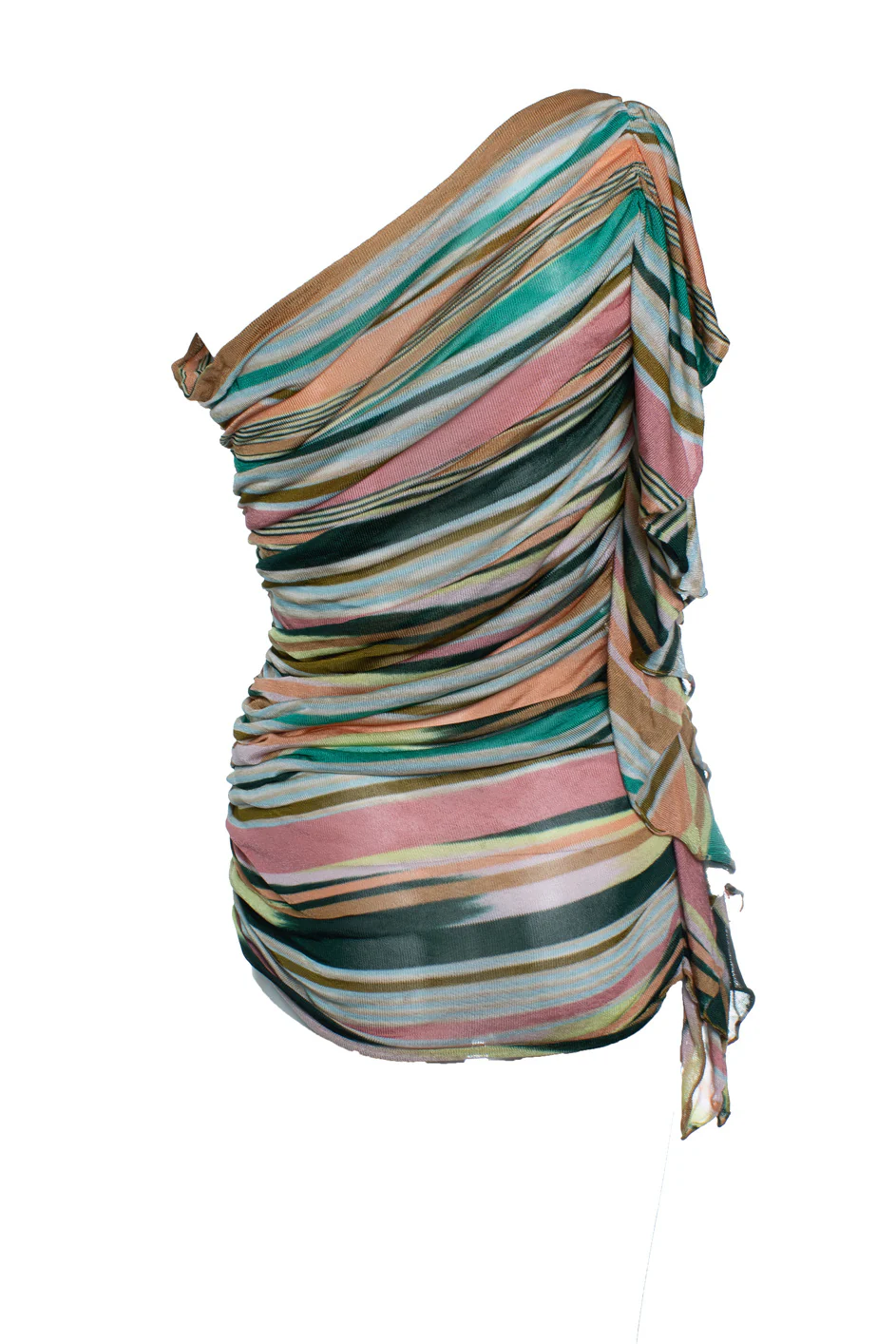 Women's Missoni, one shoulder top with ruffles - Image 2