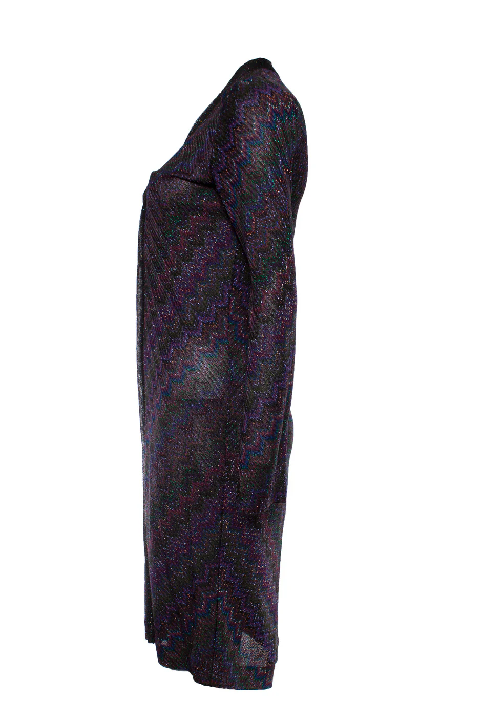 Women's Missoni purple lurex cardigan - Image 3