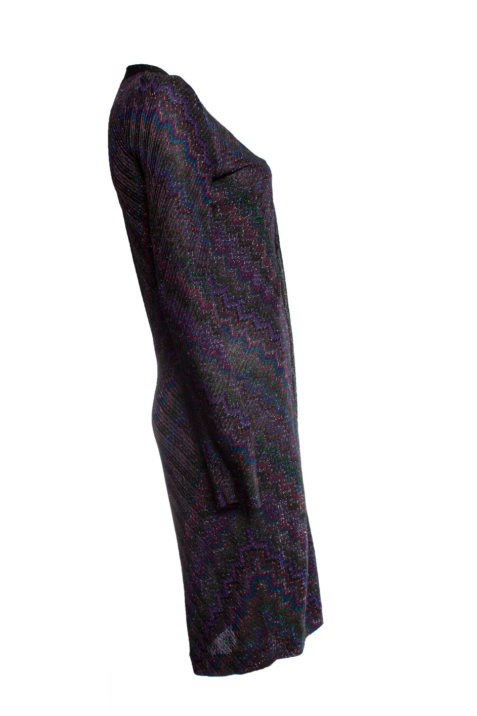 Women's Missoni purple lurex cardigan - Image 4