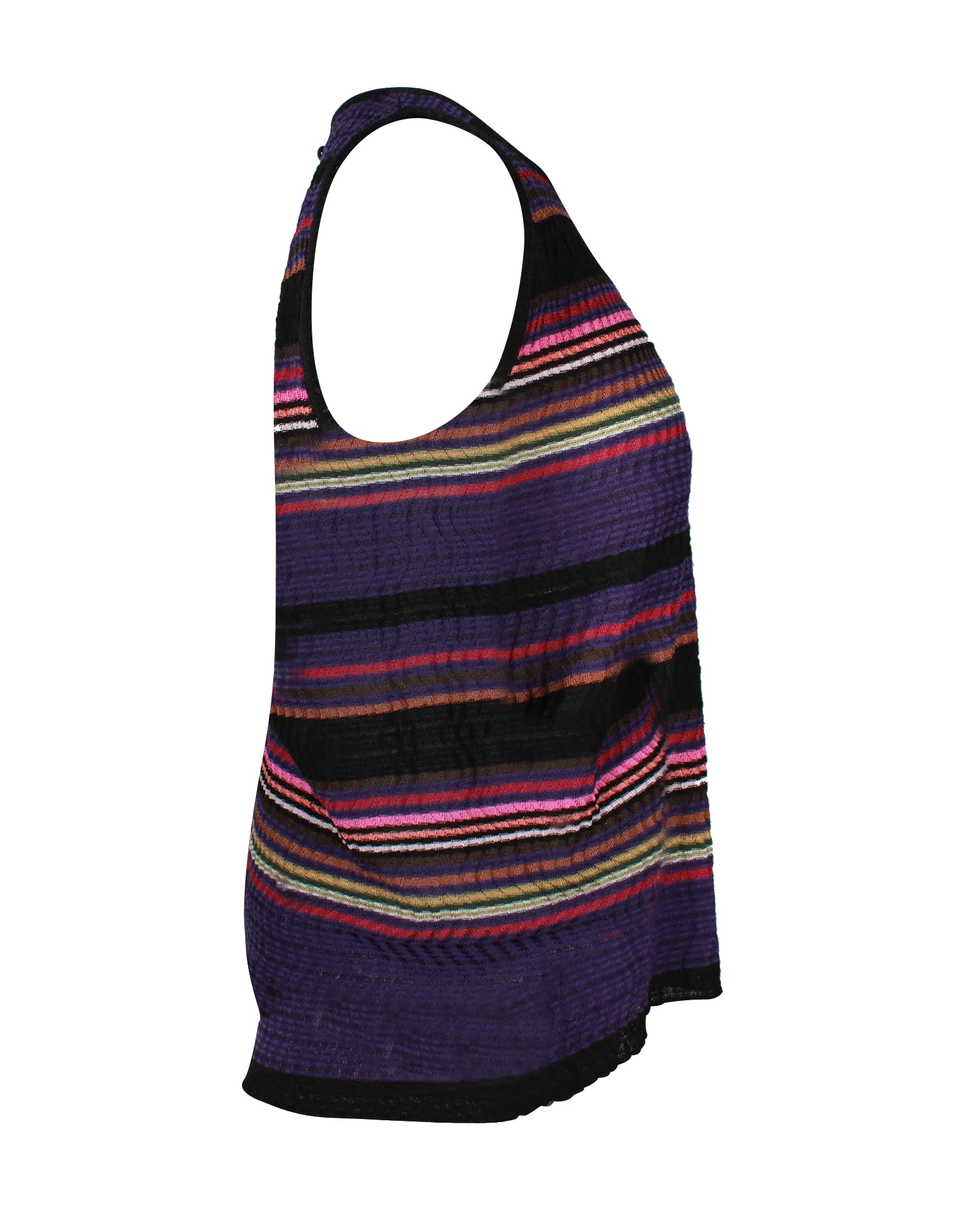 Women's Missoni Sleeveless Top in Multicolor Rayon - Image 2