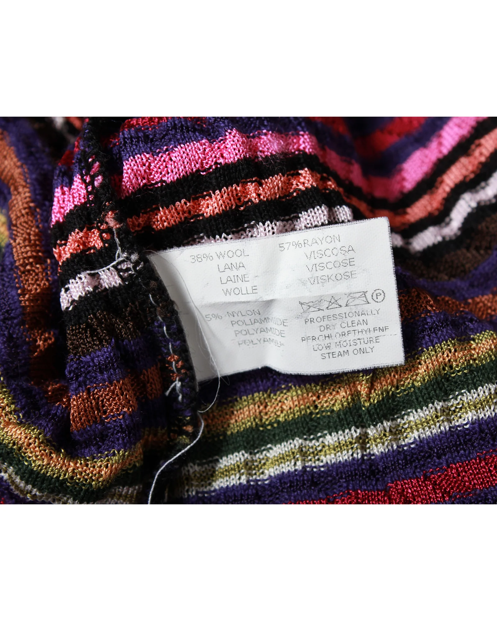 Women's Missoni Sleeveless Top in Multicolor Rayon - Image 6
