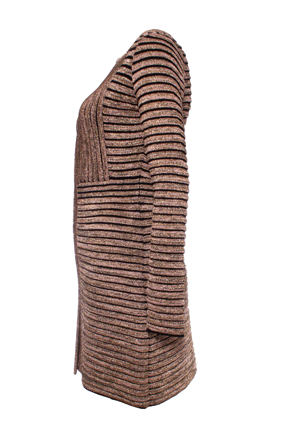 Women's Missoni striped lurex coat - Image 4