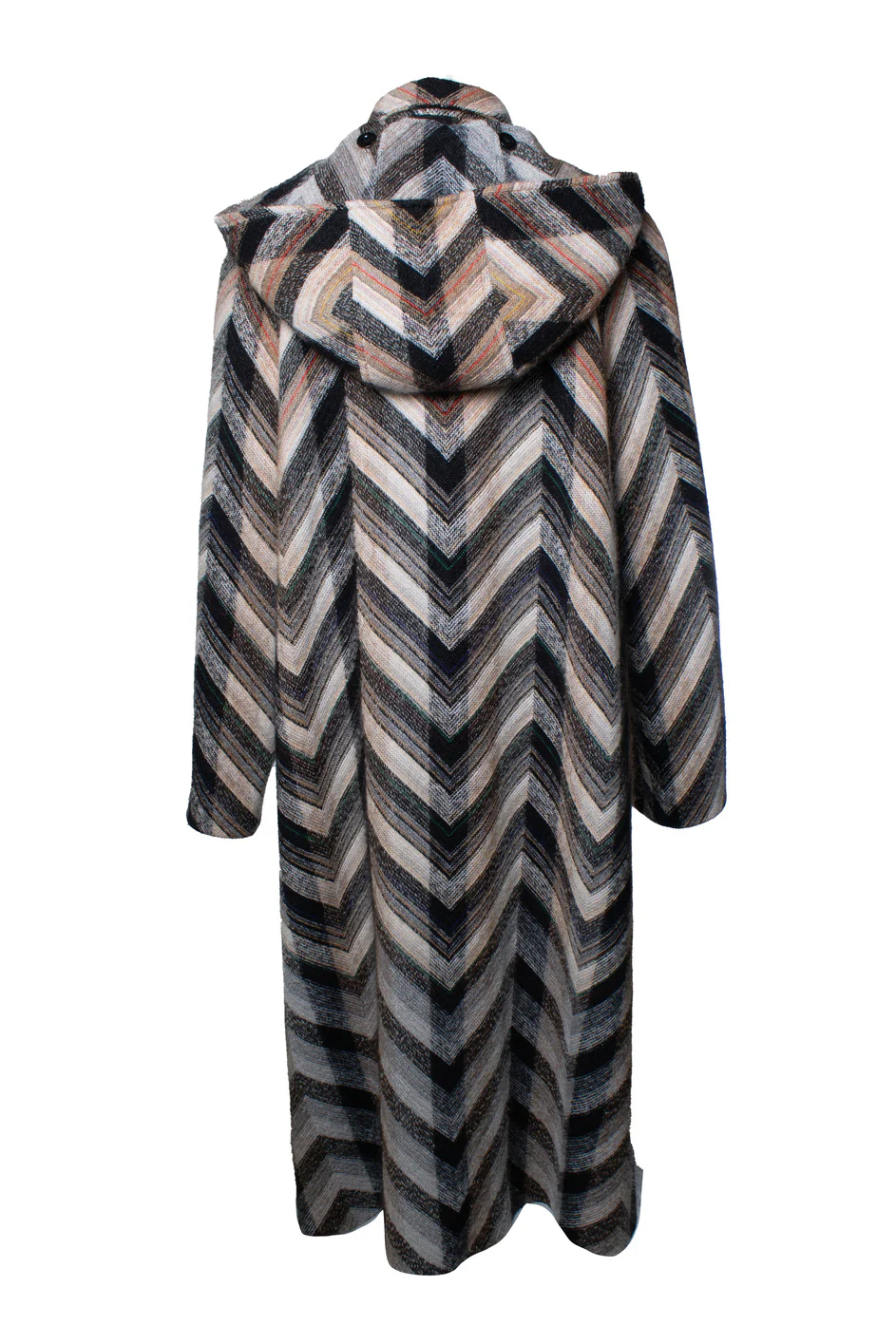 Women's Missoni, wool blend hooded coat - Image 2