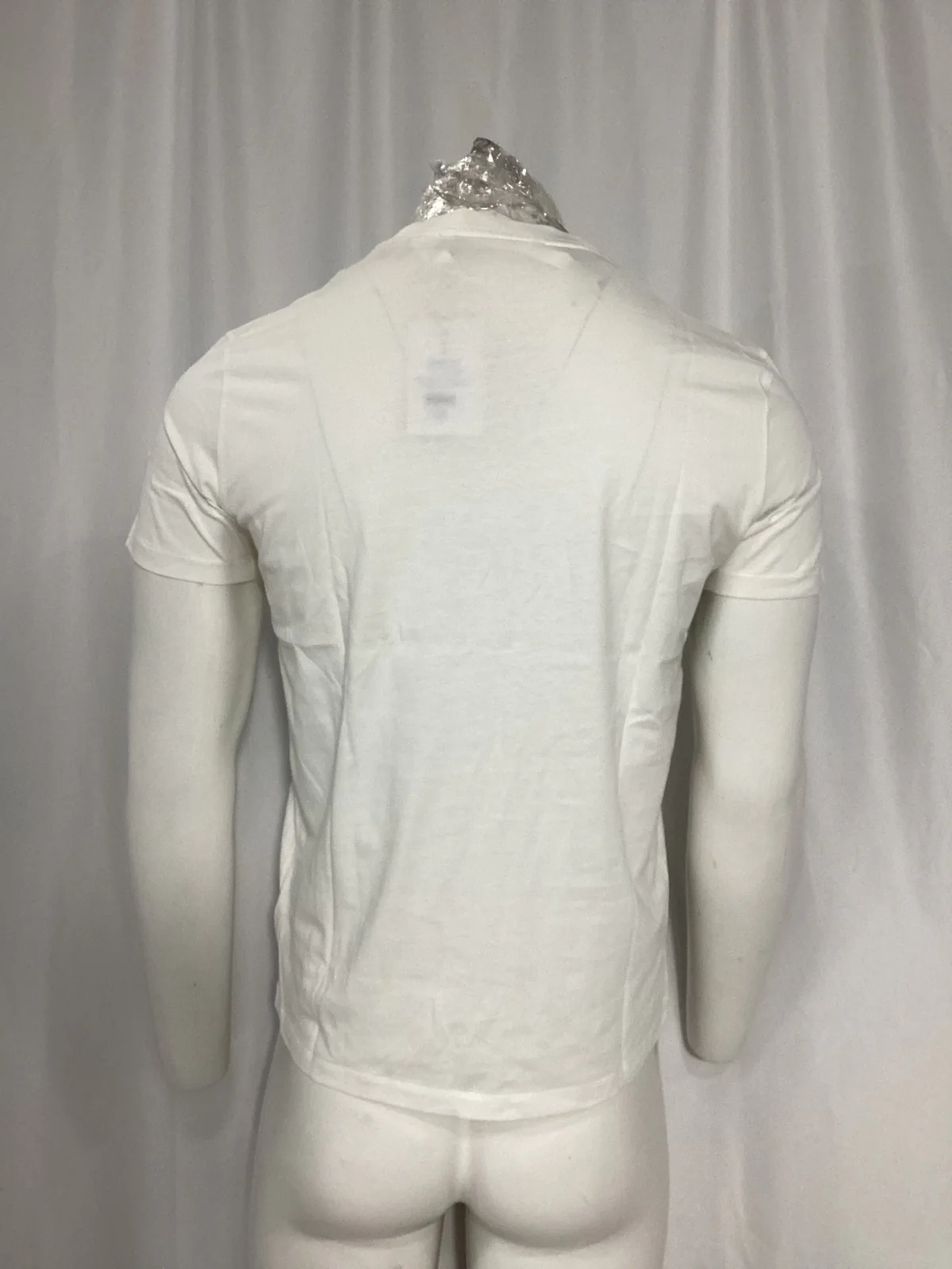 Men's Moncler Aligator Crew-Neck T-Shirt in White Cotton - Image 10
