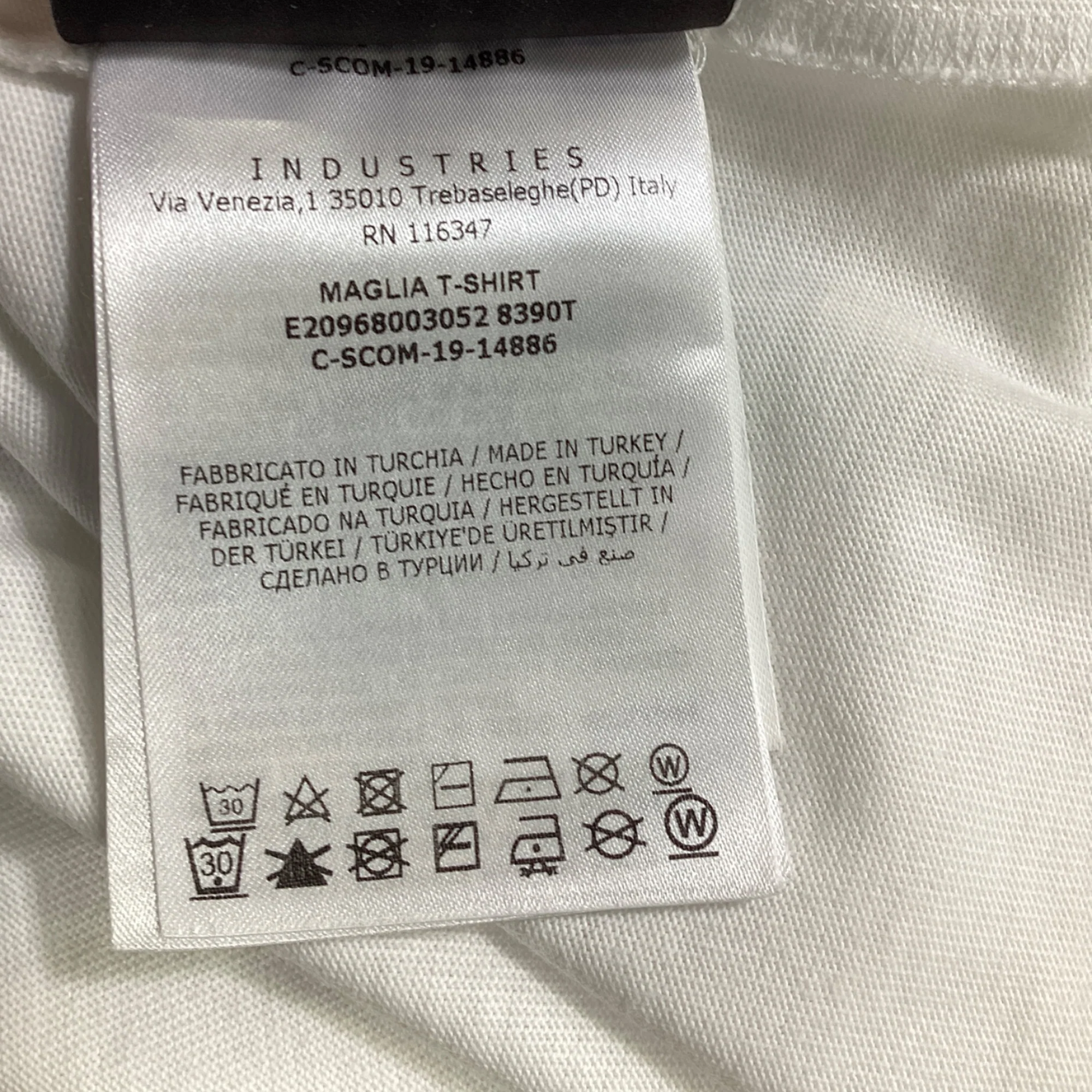 Men's Moncler Genius 1952 T-Shirt in White Cotton - Image 6
