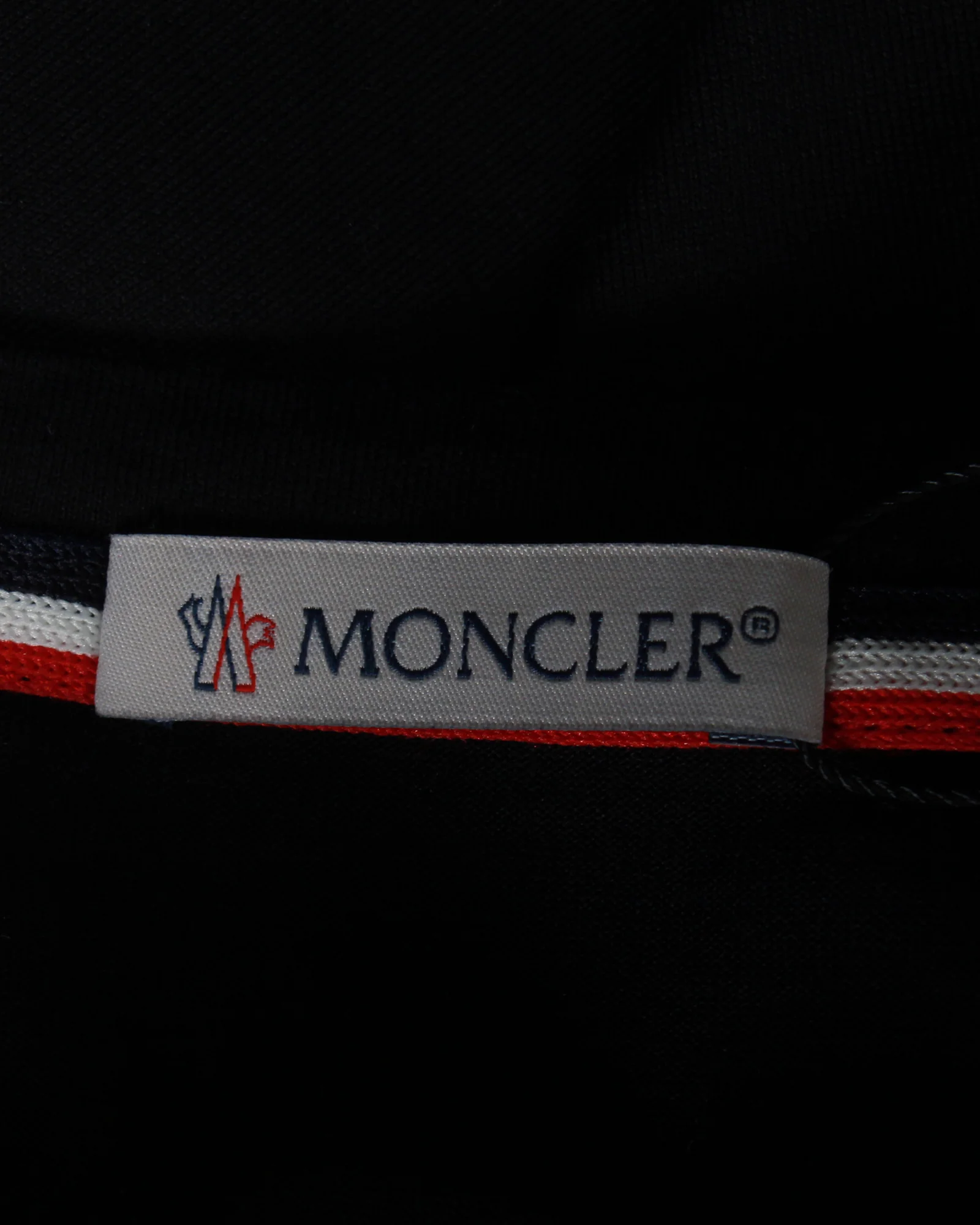 Men's Moncler Striped T-shirt in Black Cotton - Image 4