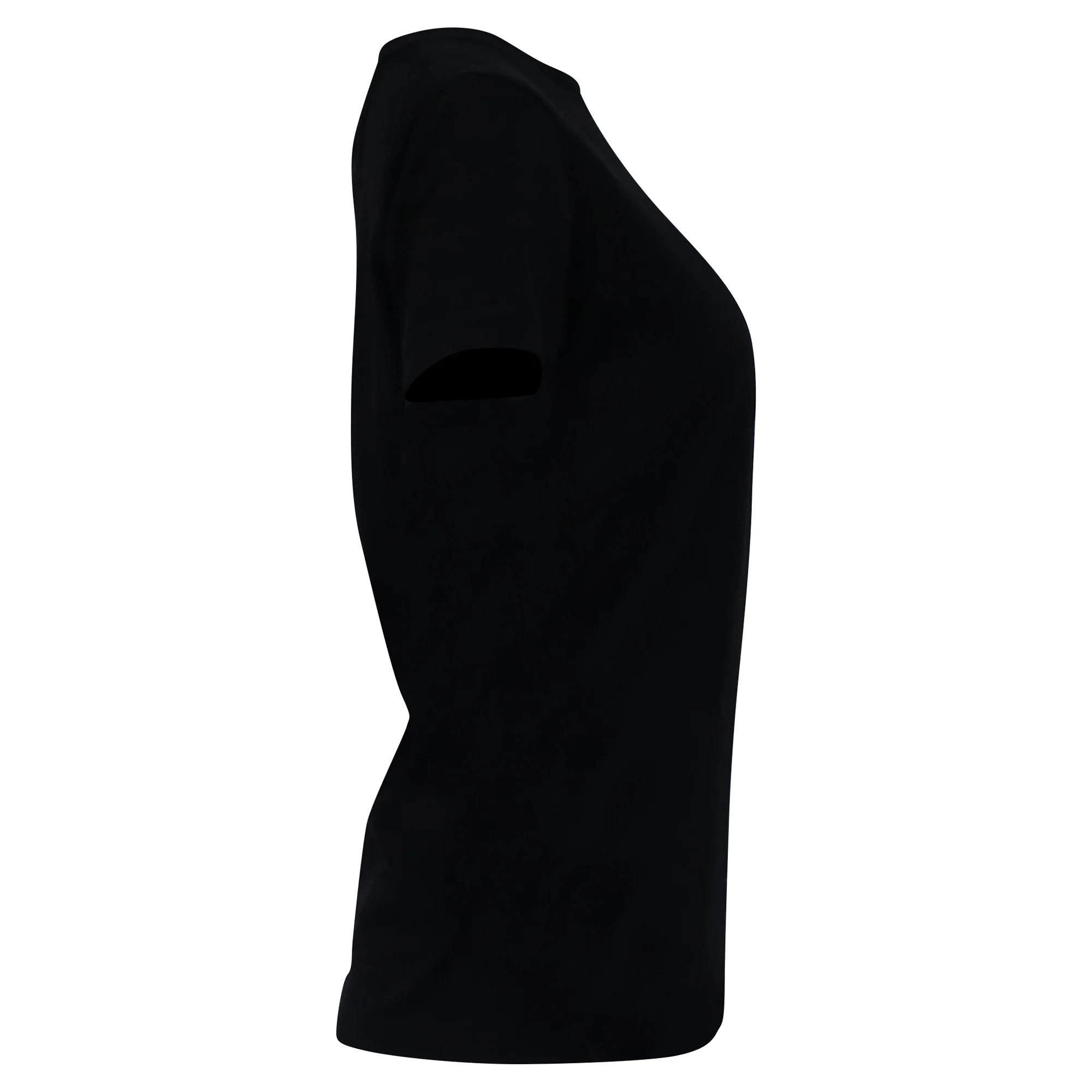 Women's Off-White Logo-Print T-Shirt in Black Cotton - Image 3