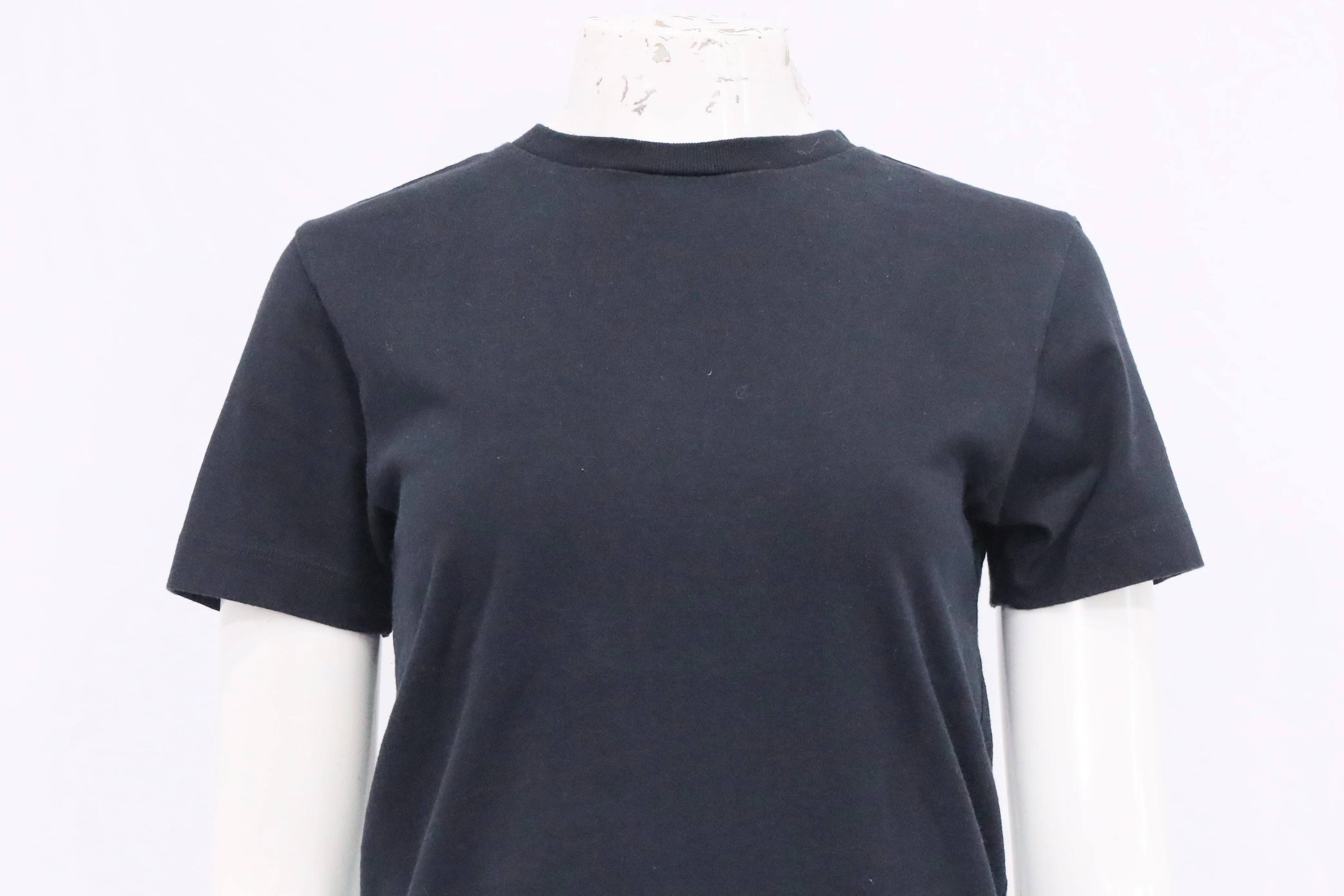 Women's  Off-White Tape Arrows Printed T-Shirt in Black Cotton - Image 8