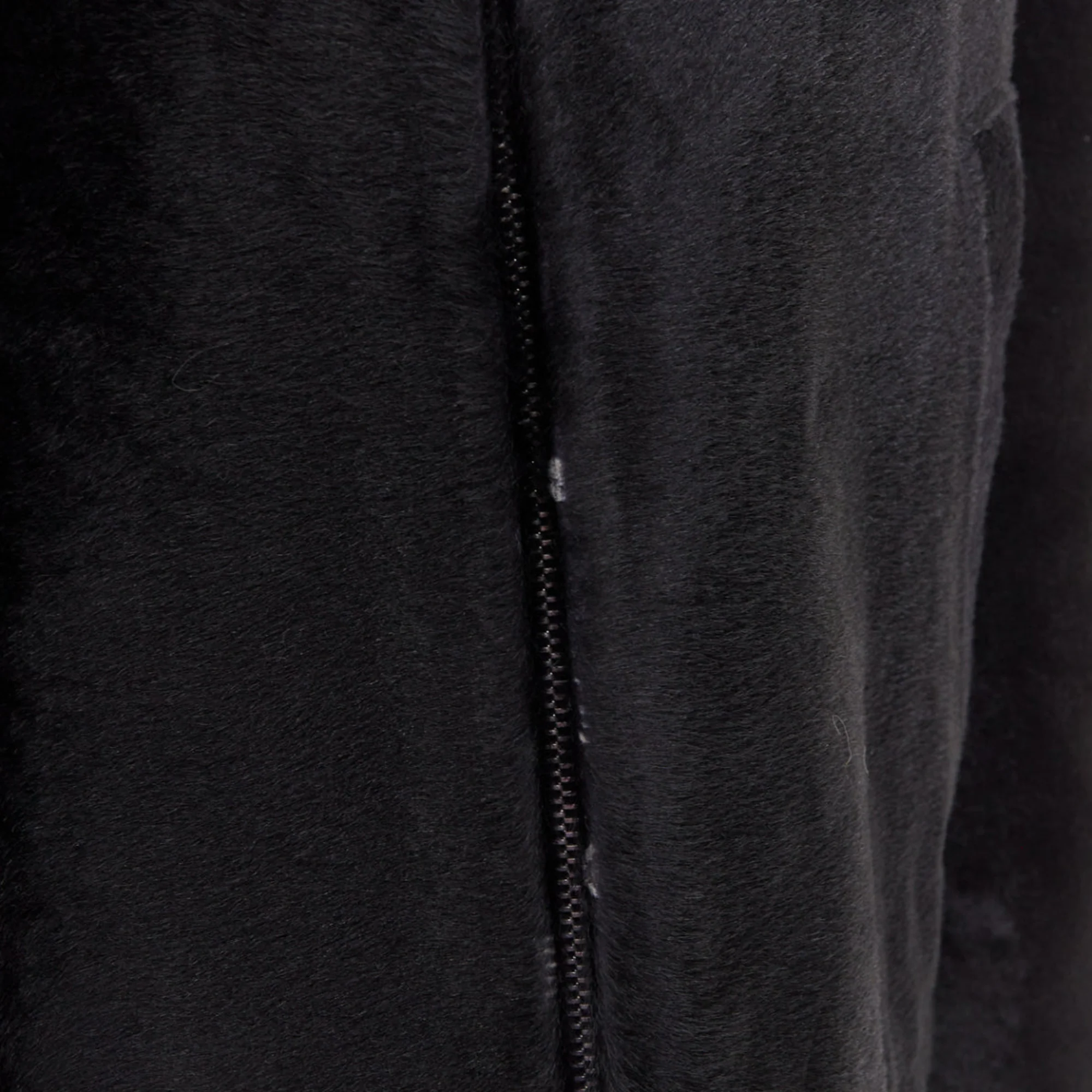Men's PRADA 1990s Vintage black horsehair leather pocketed boxy minimal jacket IT48 M - Image 8