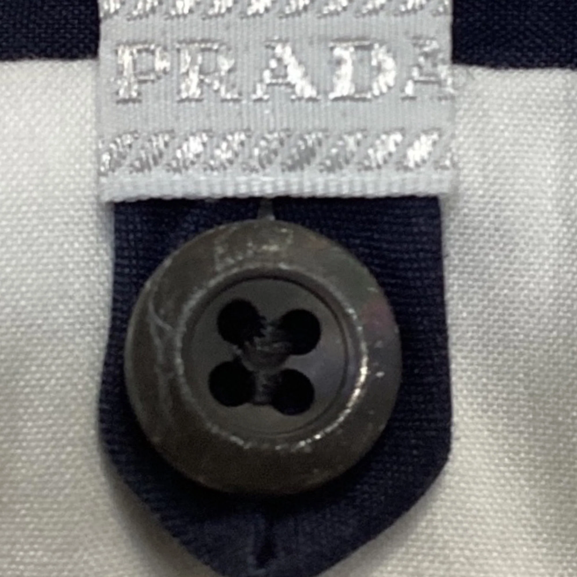 Men's Prada Button Up Shirt in White Cotton - Image 6