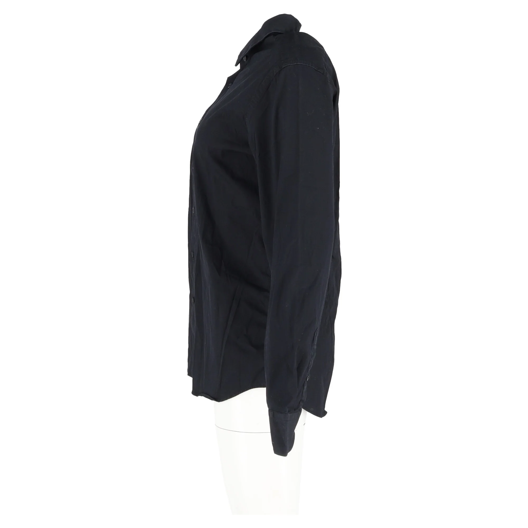 Women's  Prada Button-Down Shirt in Black Cotton - Image 5