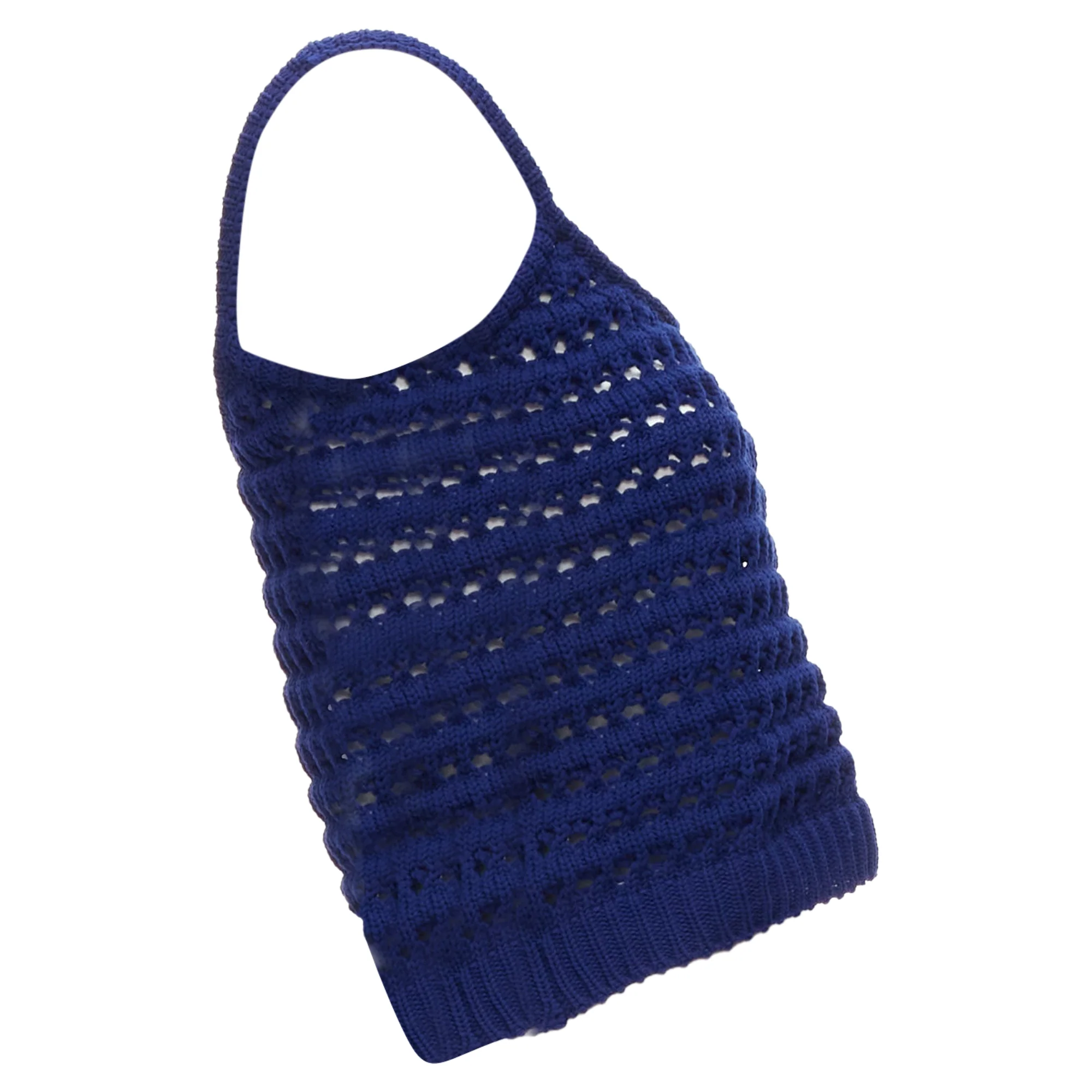 Women's Prada logo crochet knit tank top - Image 5