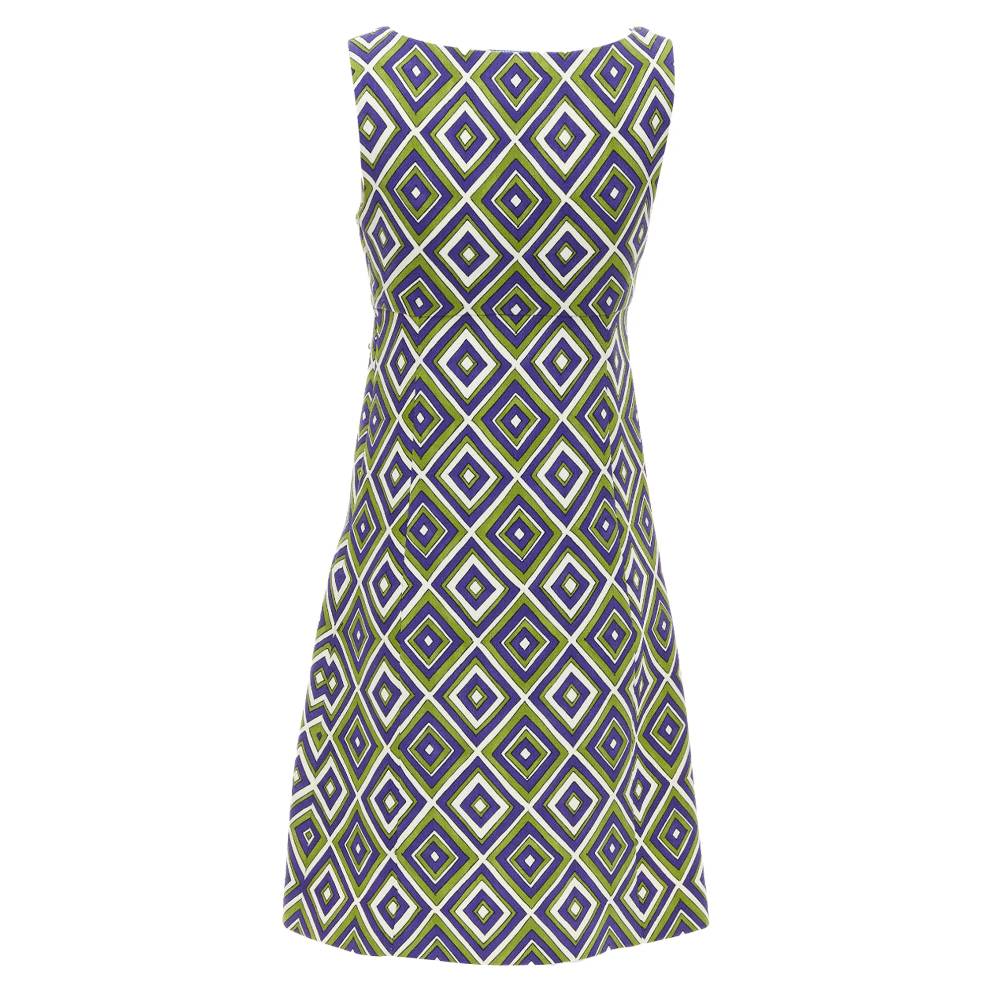 Women's Prada resin applique mod mini dress - Image 5
