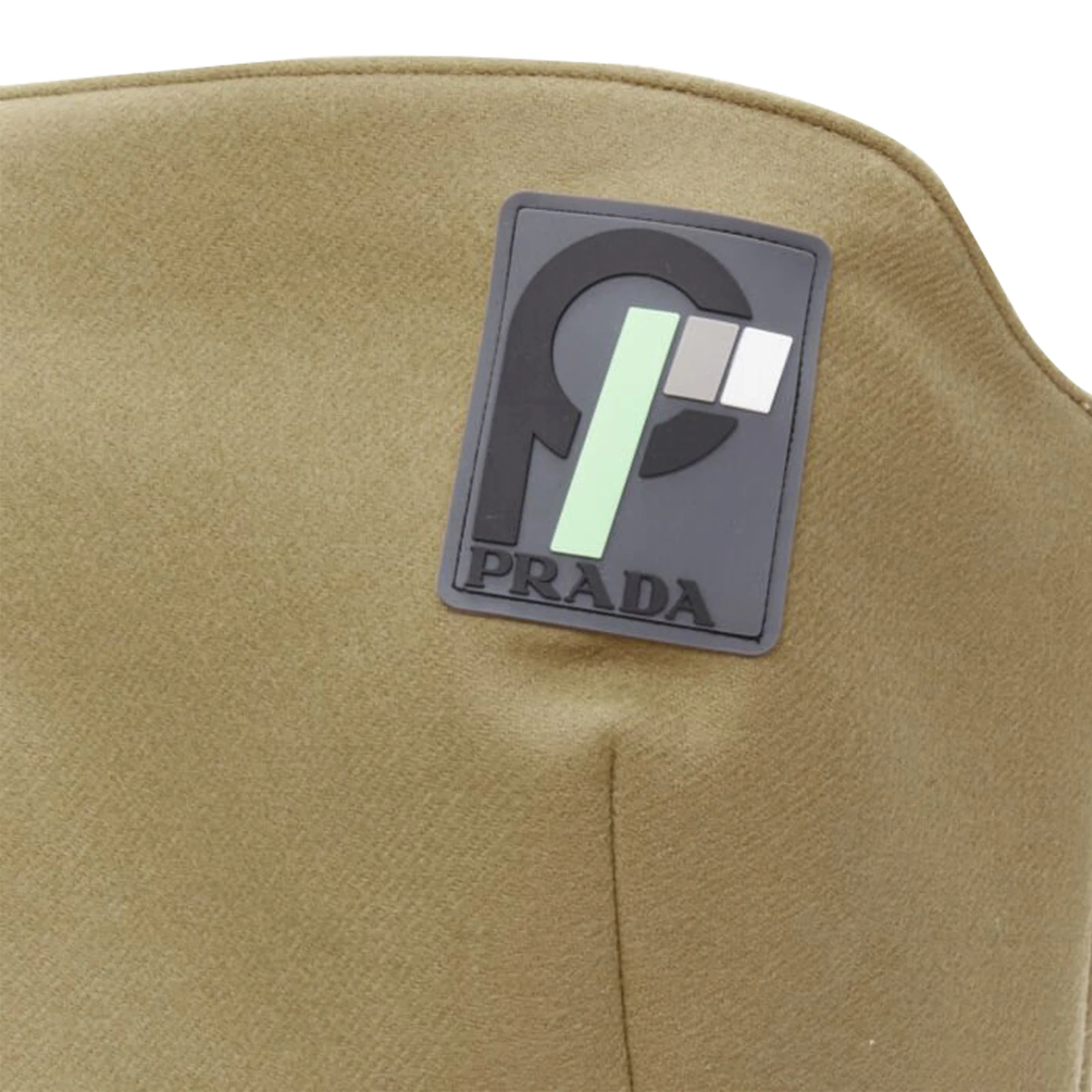 Women's Prada Sports Logo rubber badge wool strapless bustier - Image 2