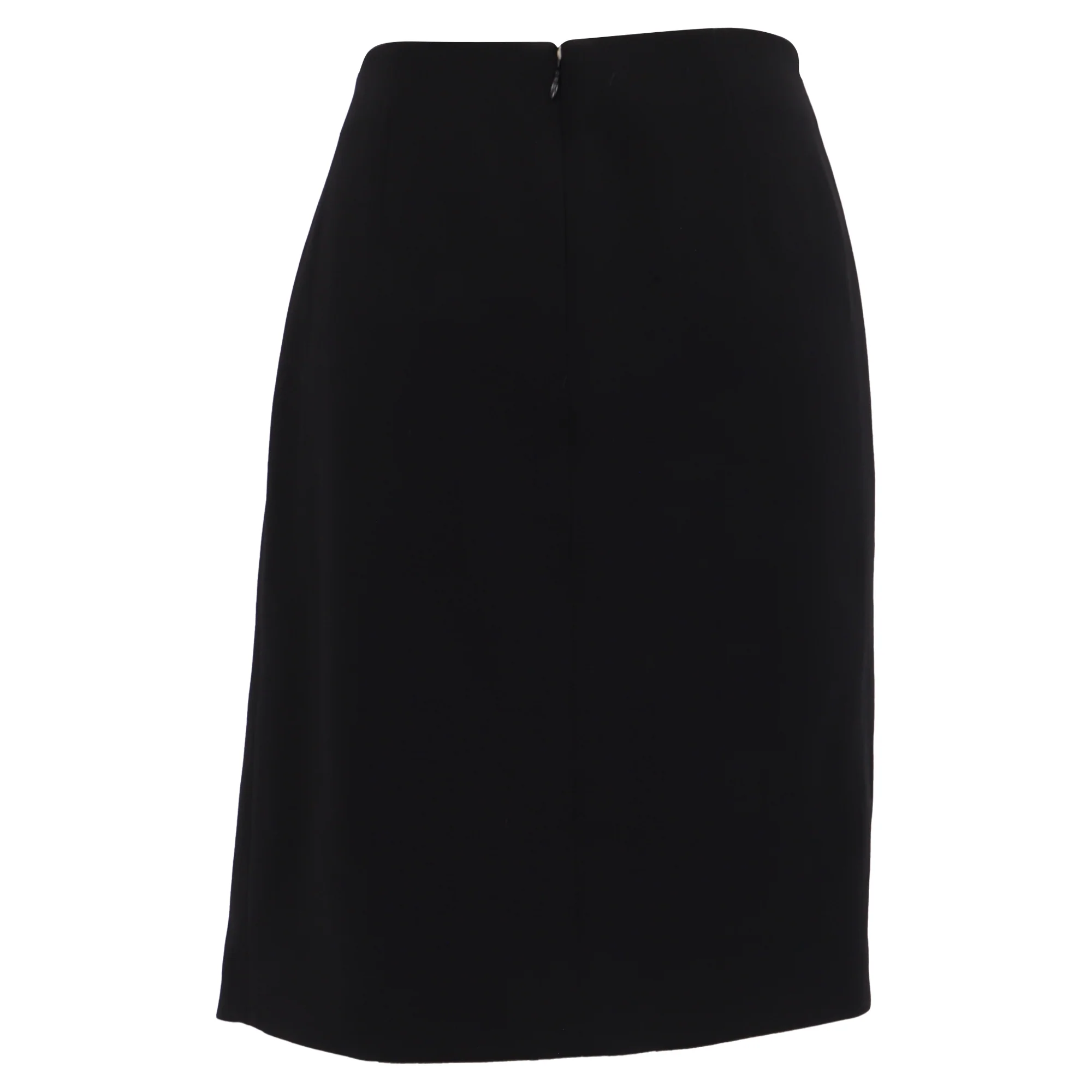 Women's Proenza Schouler Knee Length Skirt in Black Wool - Image 3