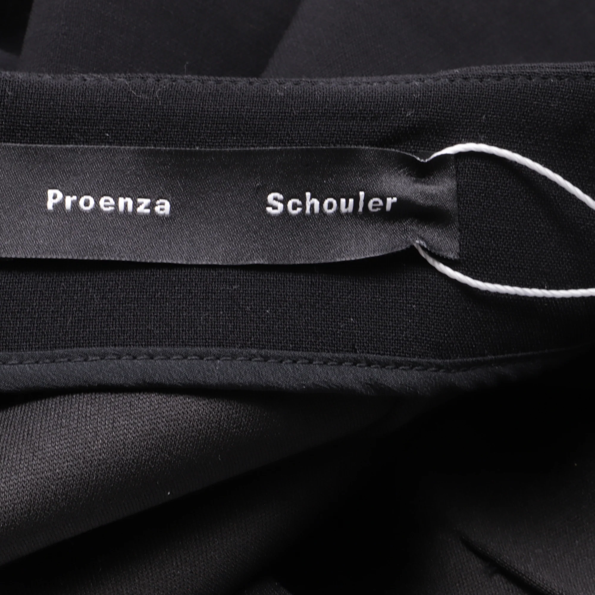 Women's Proenza Schouler Knee Length Skirt in Black Wool - Image 4