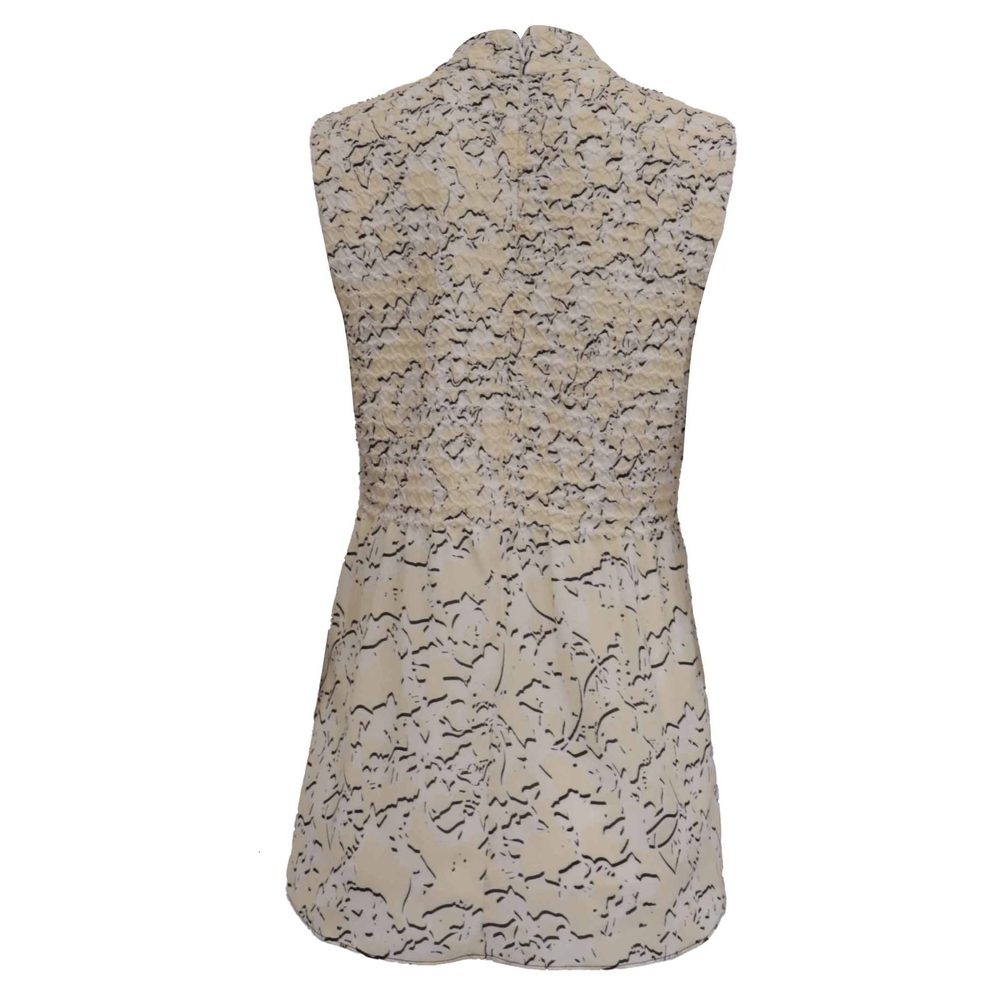Women's Proenza Schouler Printed Georgette Top in White Silk - Image 4