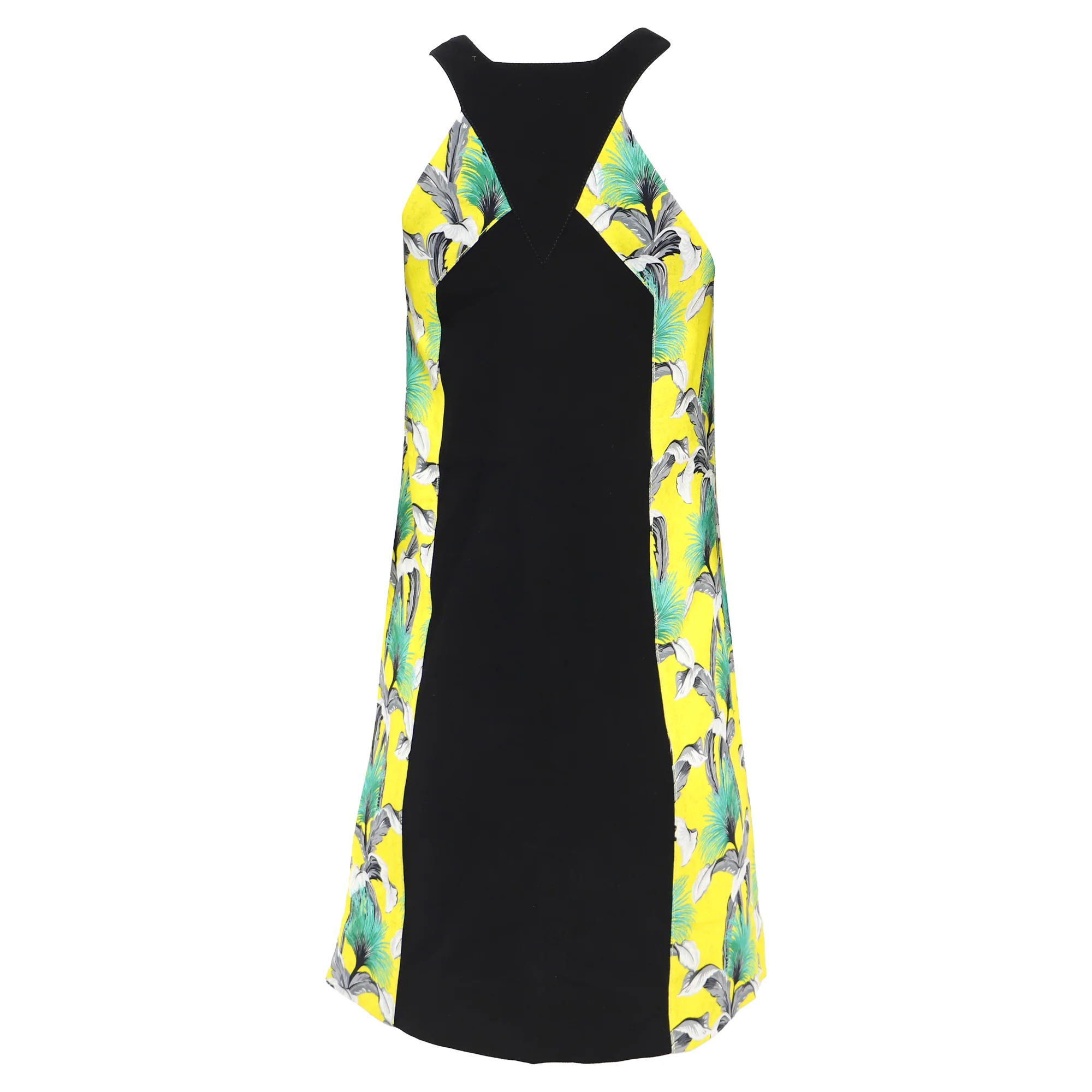 Women's Proenza Schouler Printed Mini Dress in Yellow Acetate - Image 3