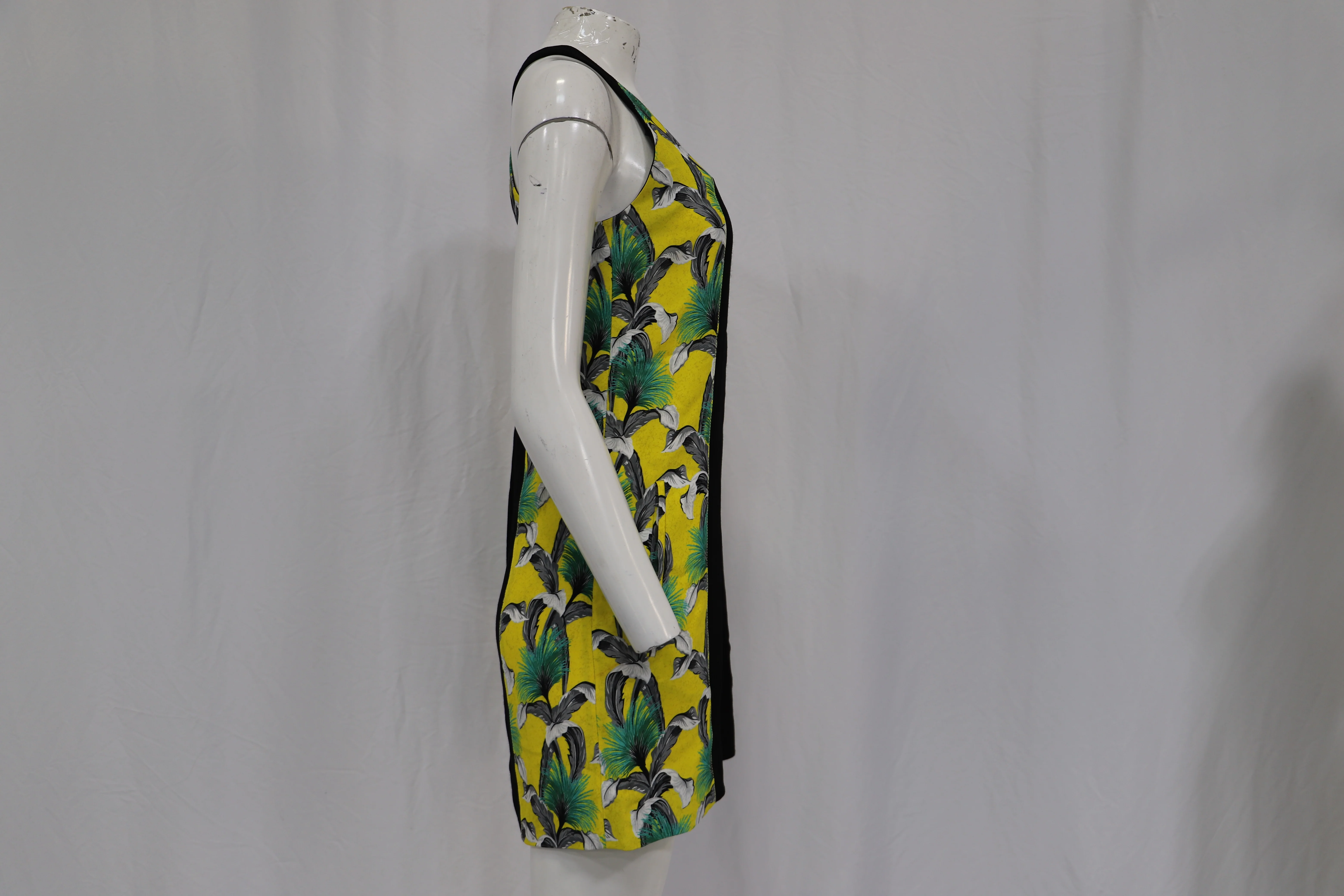 Women's Proenza Schouler Printed Mini Dress in Yellow Acetate - Image 7