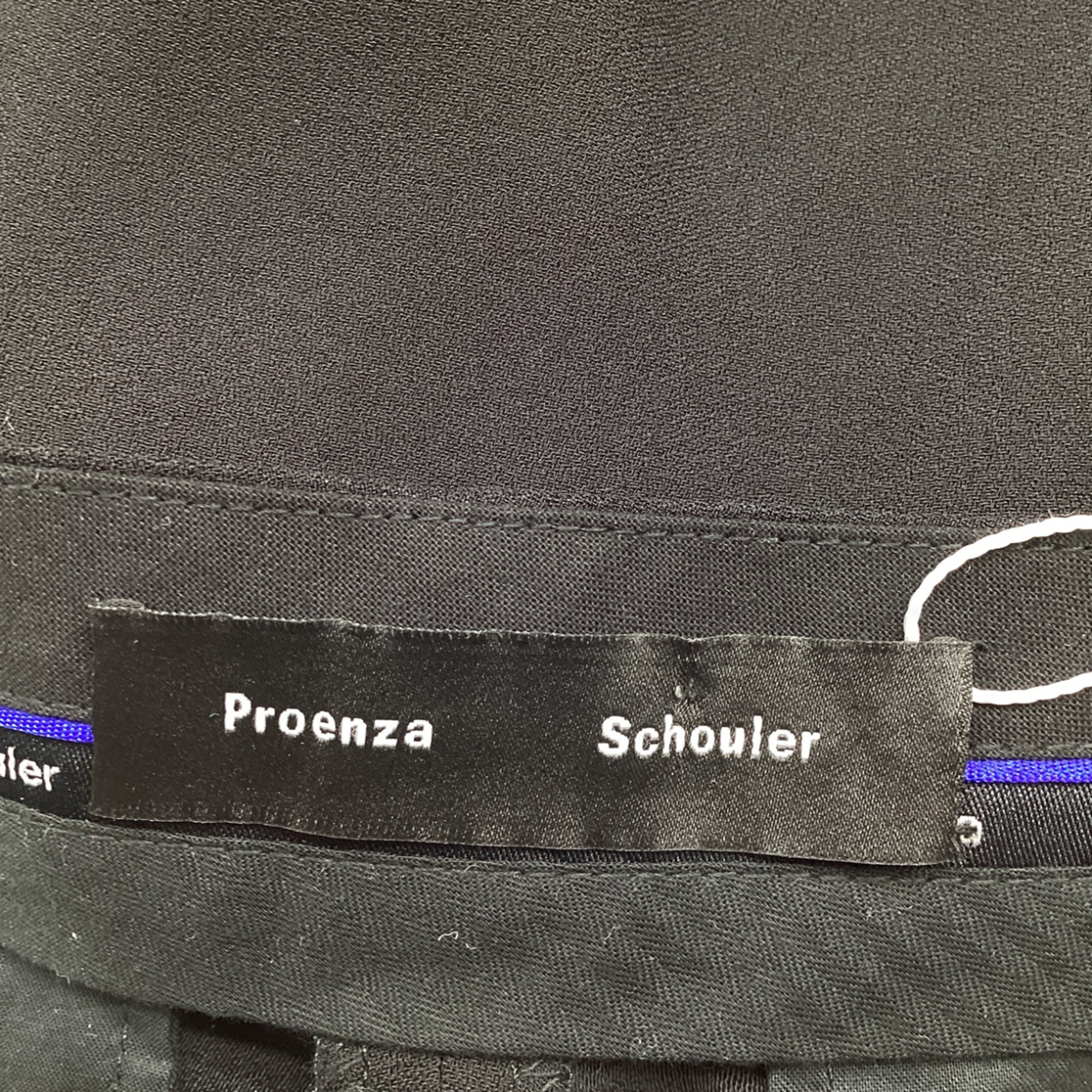 Women's Proenza Schouler Trousers in Black Viscose - Image 6