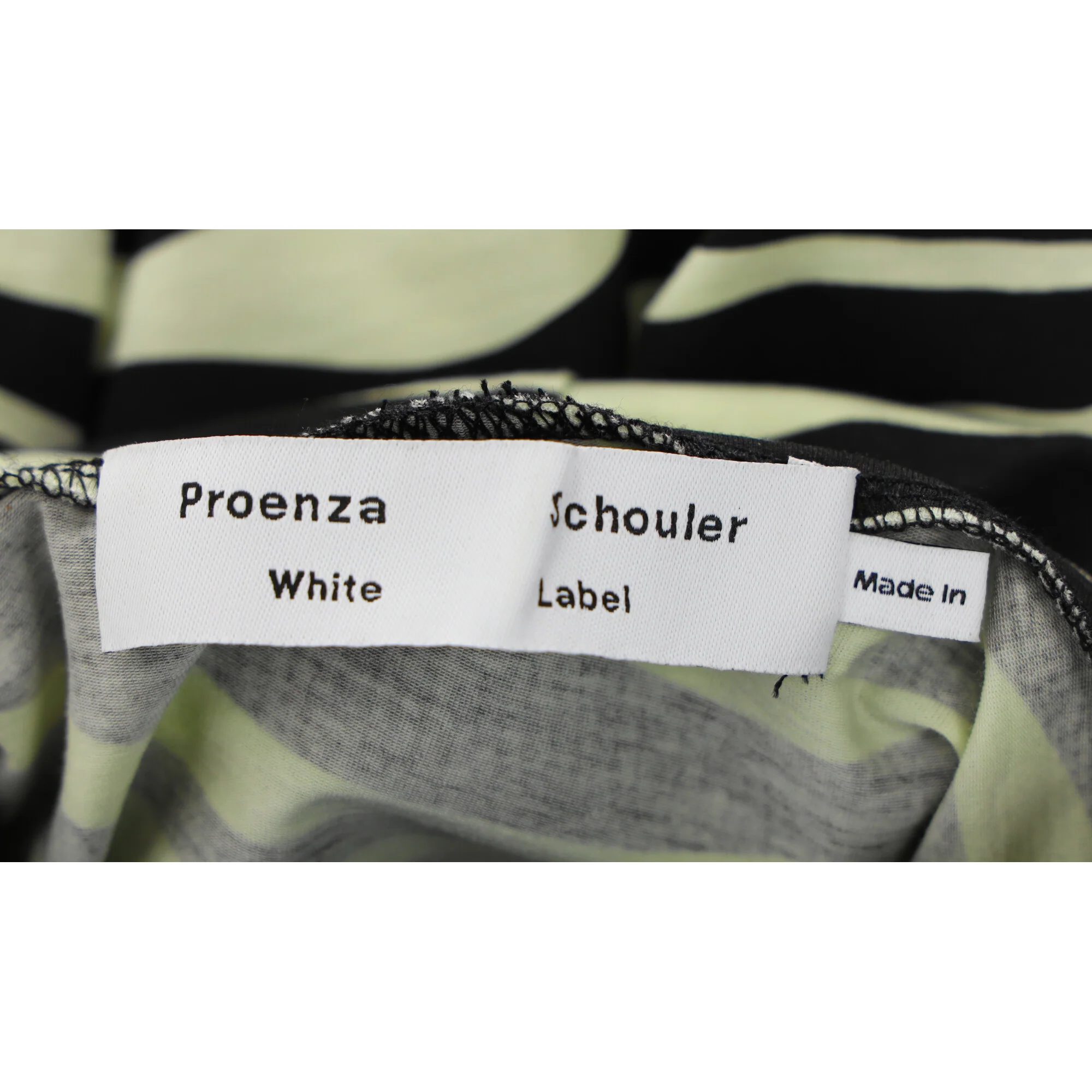 Women's Proenza Schouler White Label Zebra Print Turtleneck Top in Multicolor Cotton - Image 9