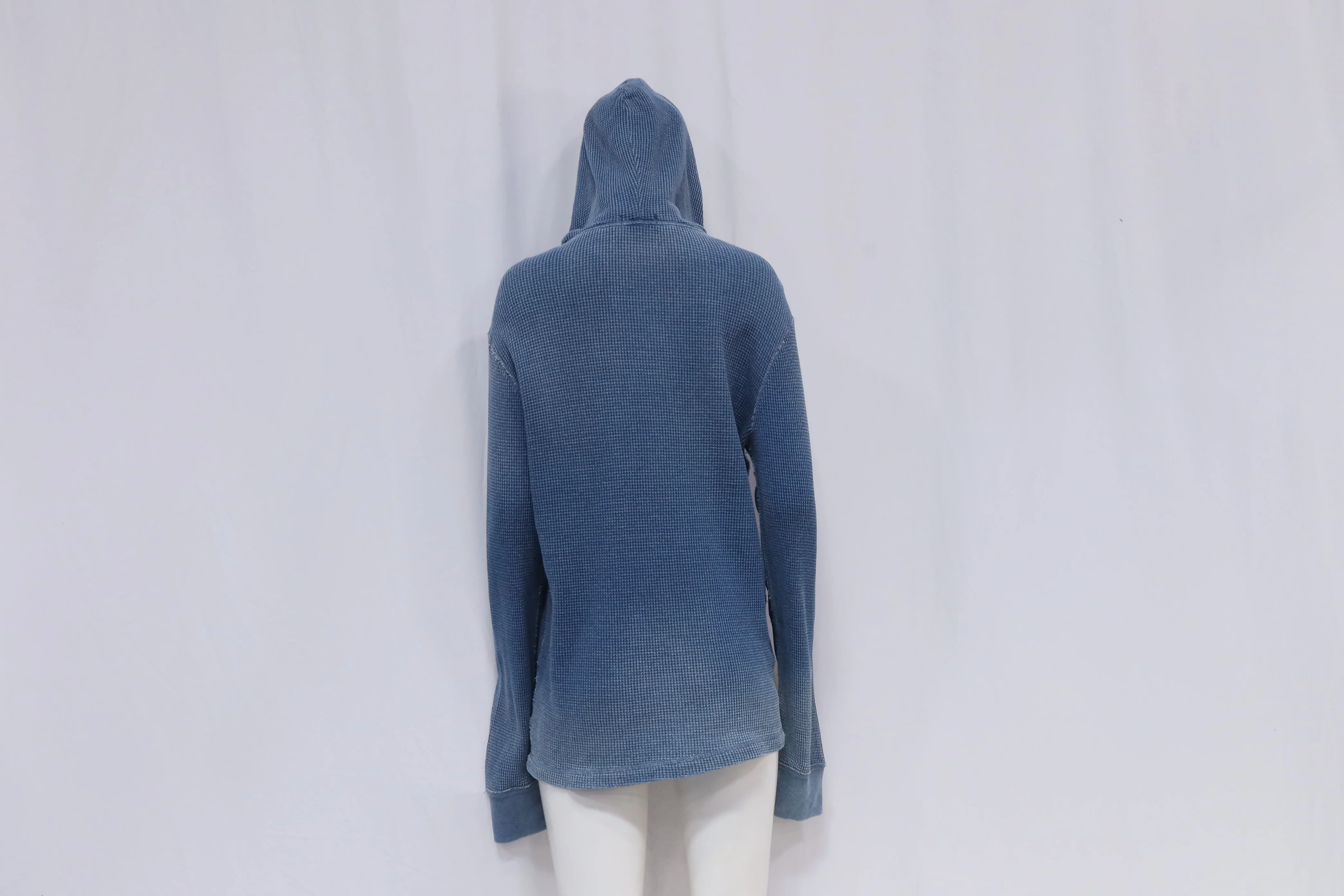 Men's Polo Ralph Lauren Dyed Hoodie in Light Blue Cotton - Image 10