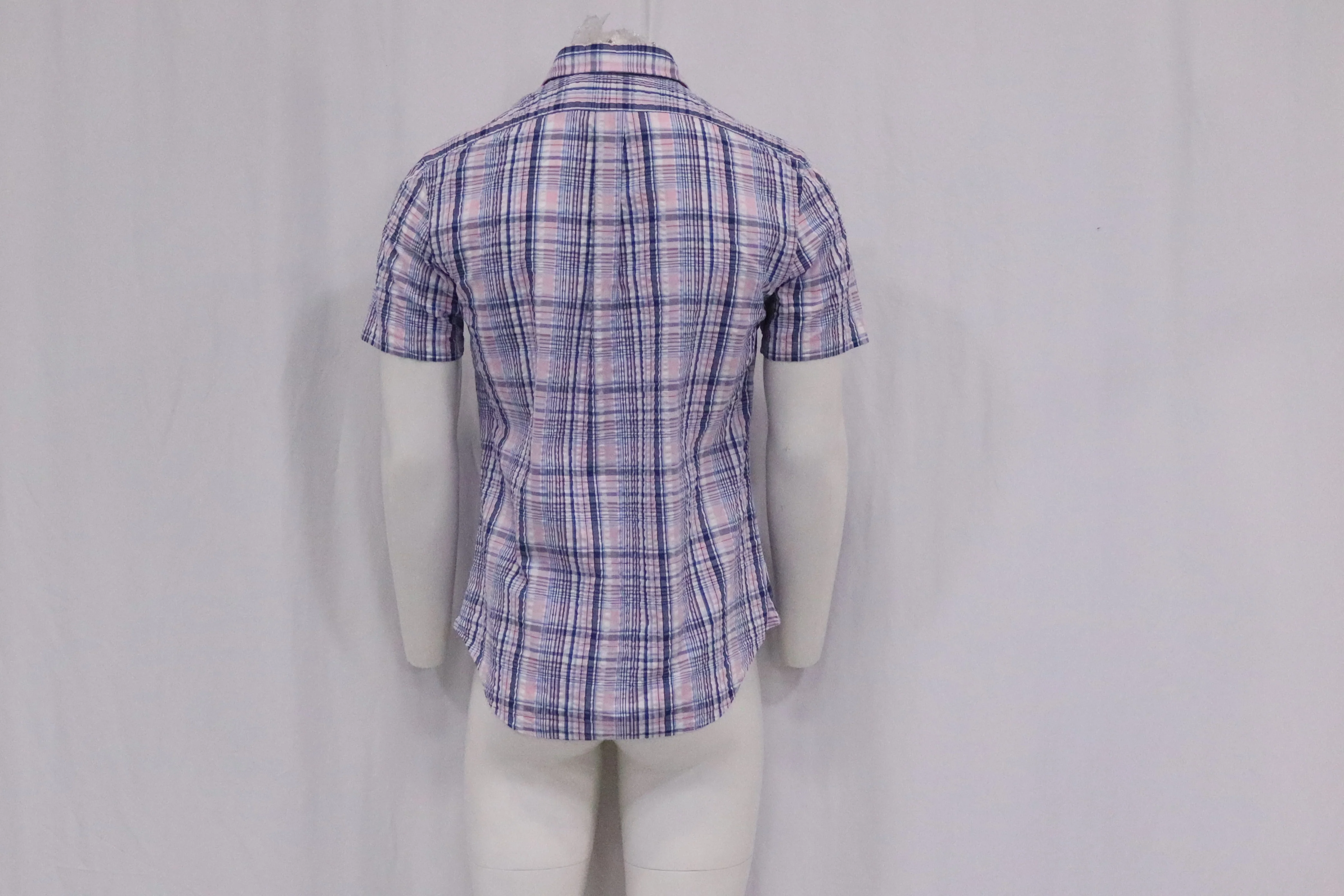 Men's Ralph Lauren Plaid Pony-Embroidered Shirt in Multicolor Cotton - Image 10