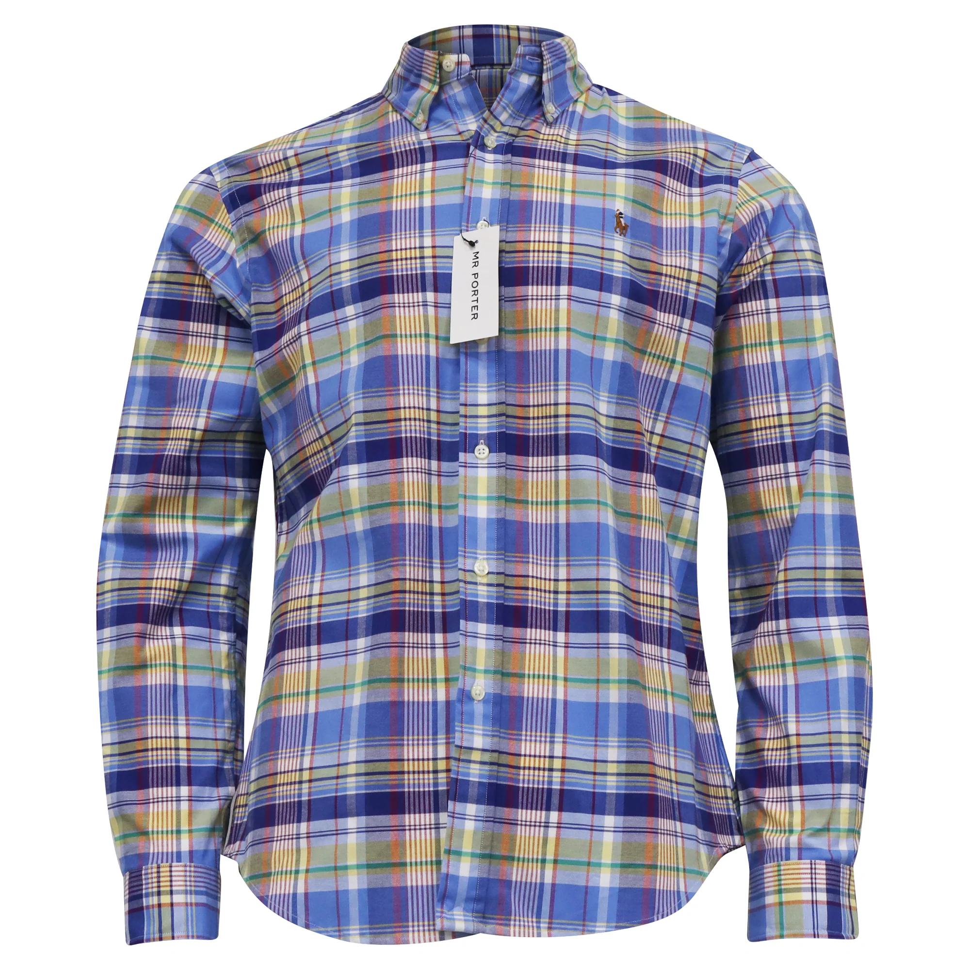 Men's Ralph Lauren Plaid Shirt in Multicolor Cotton