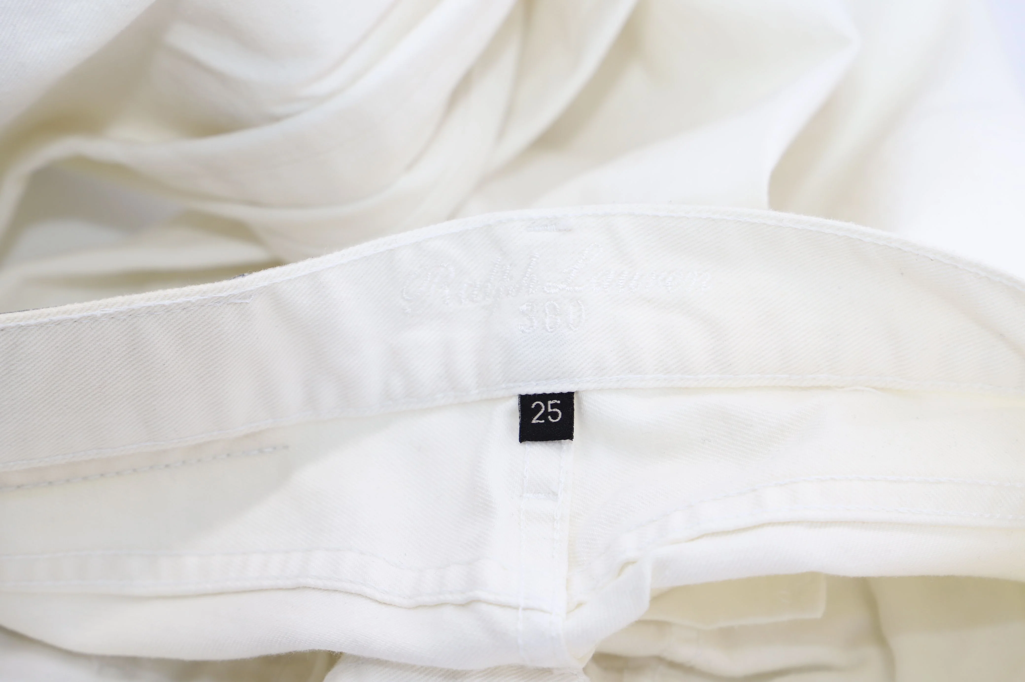 Women's Ralph Lauren Wide Leg Pants in White Cotton - Image 4