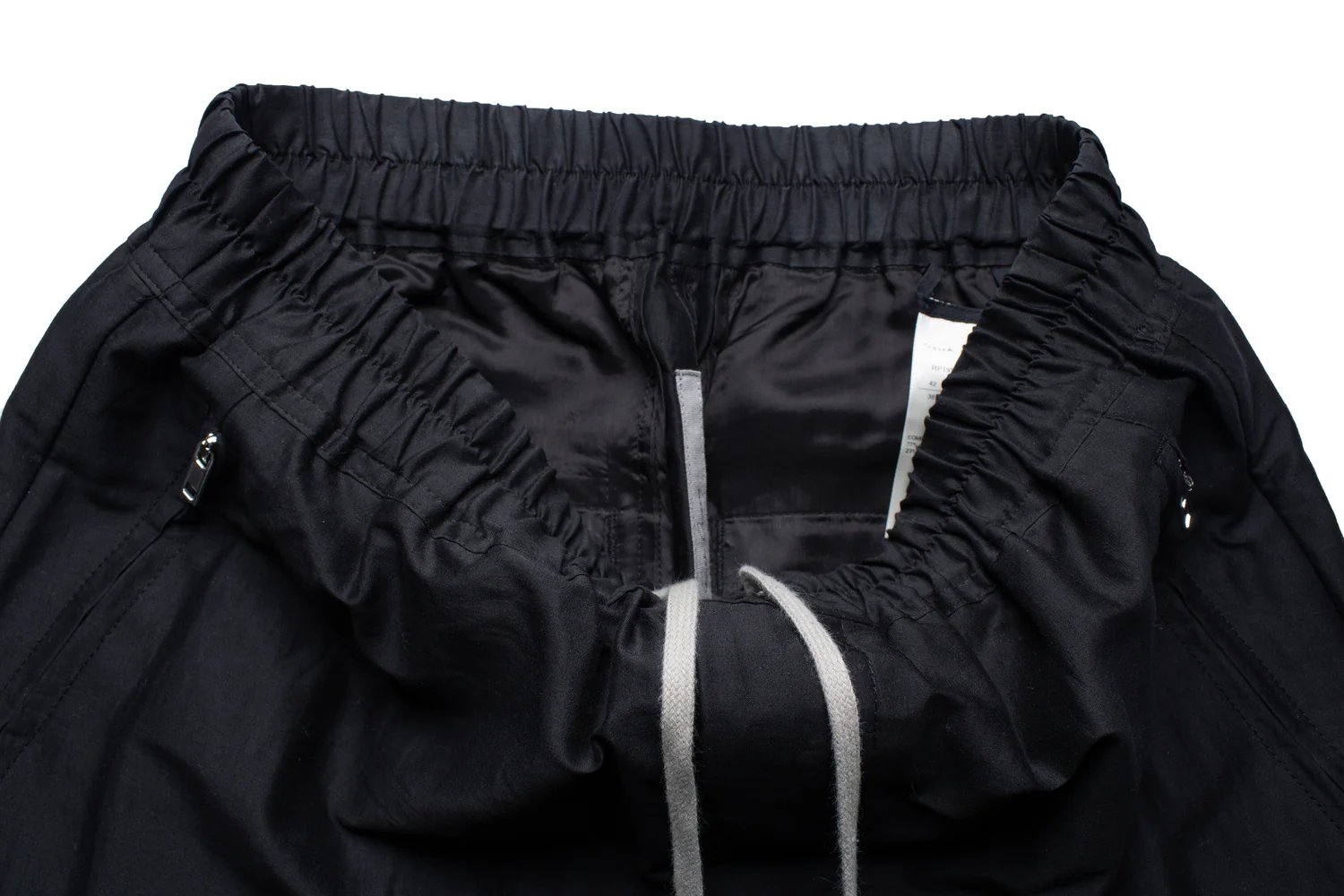 Women's Rick Owens, SS19 Babel satin twill pants in black - Image 5