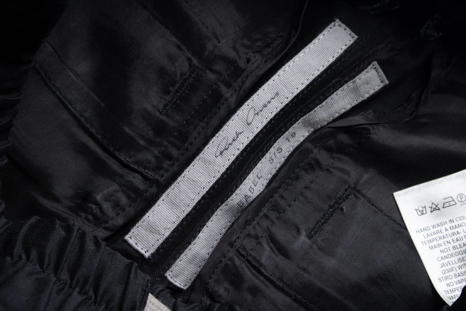 Women's Rick Owens, SS19 Babel satin twill pants in black - Image 6